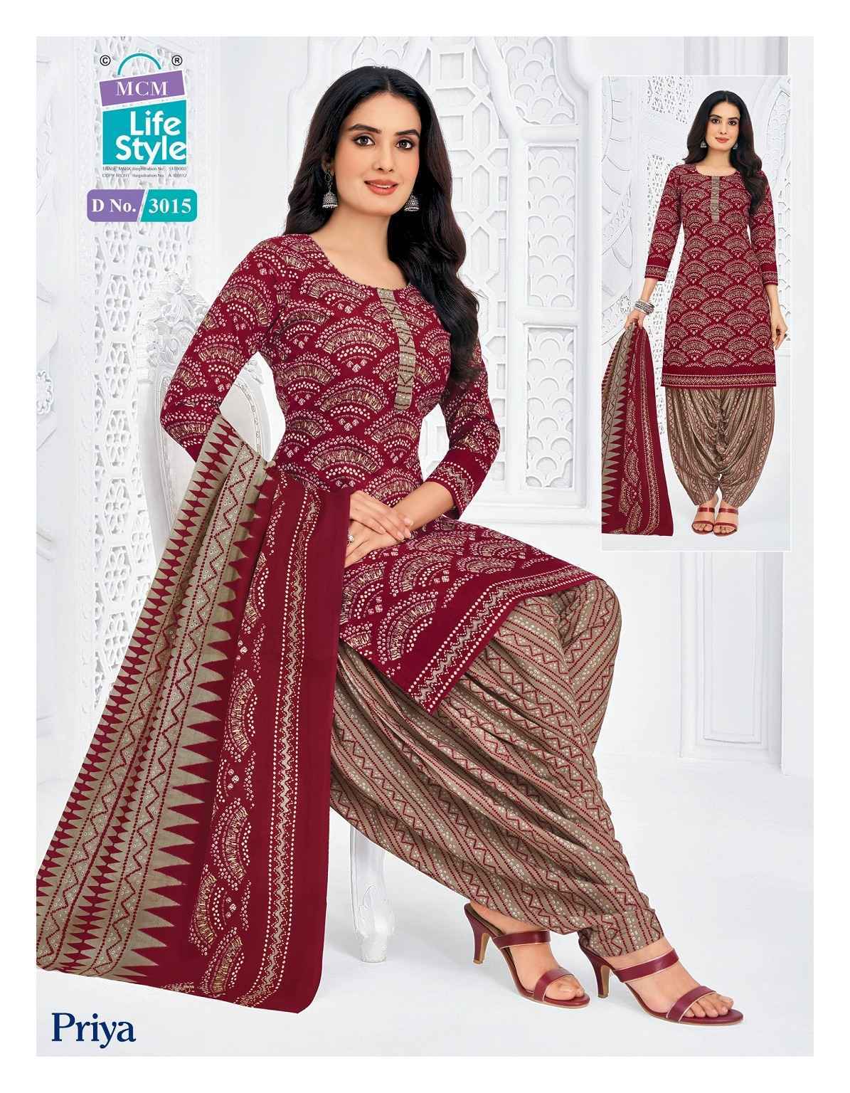 MCM Lifestyle Priya Vol 30 Readymade Cotton Dress Material Wholesale Collection ( 24 Pcs Catalog )
