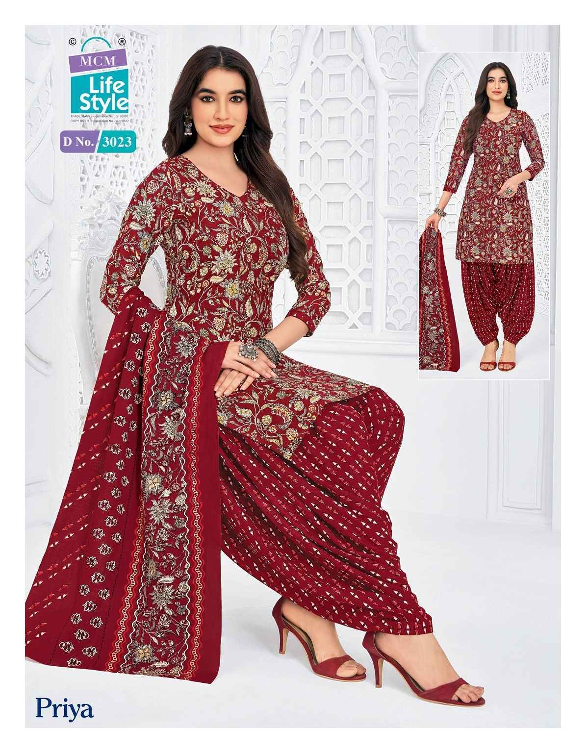 MCM Lifestyle Priya Vol 30 Readymade Cotton Dress Material Wholesale Collection ( 24 Pcs Catalog )