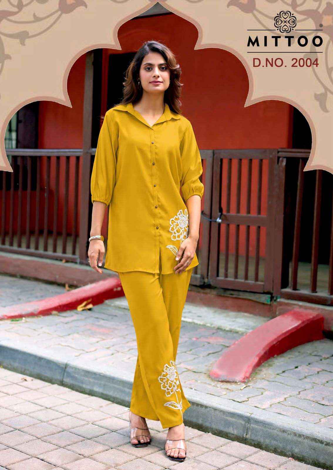 Mittoo Cat Walk Exclusive Style Cord Set Collection ( 6 Pcs Catalog )