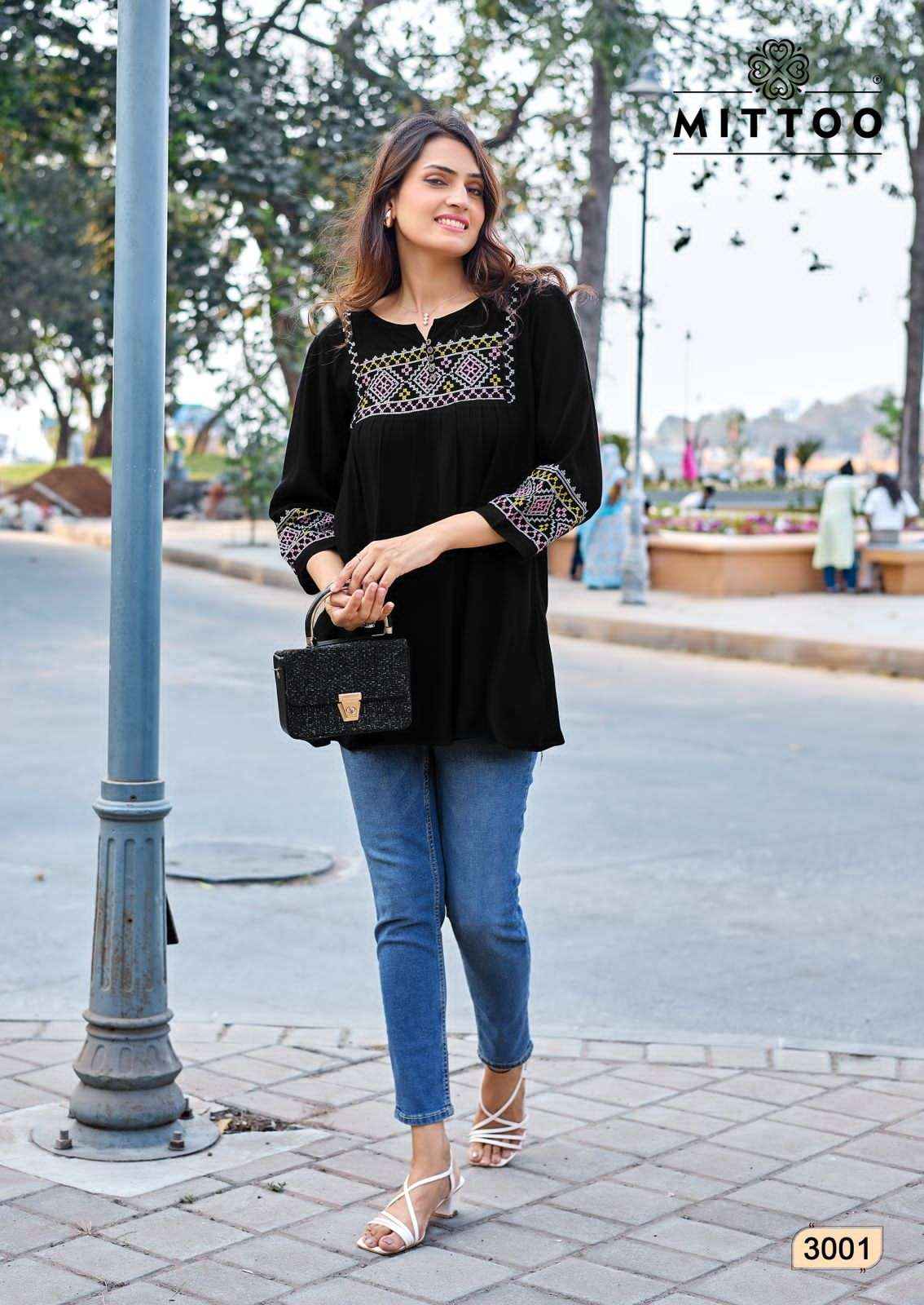 Mittoo fashion Emlee Western Wear Ladies Short Tops Wholesale Price ( 6 Pcs Catalogue )
