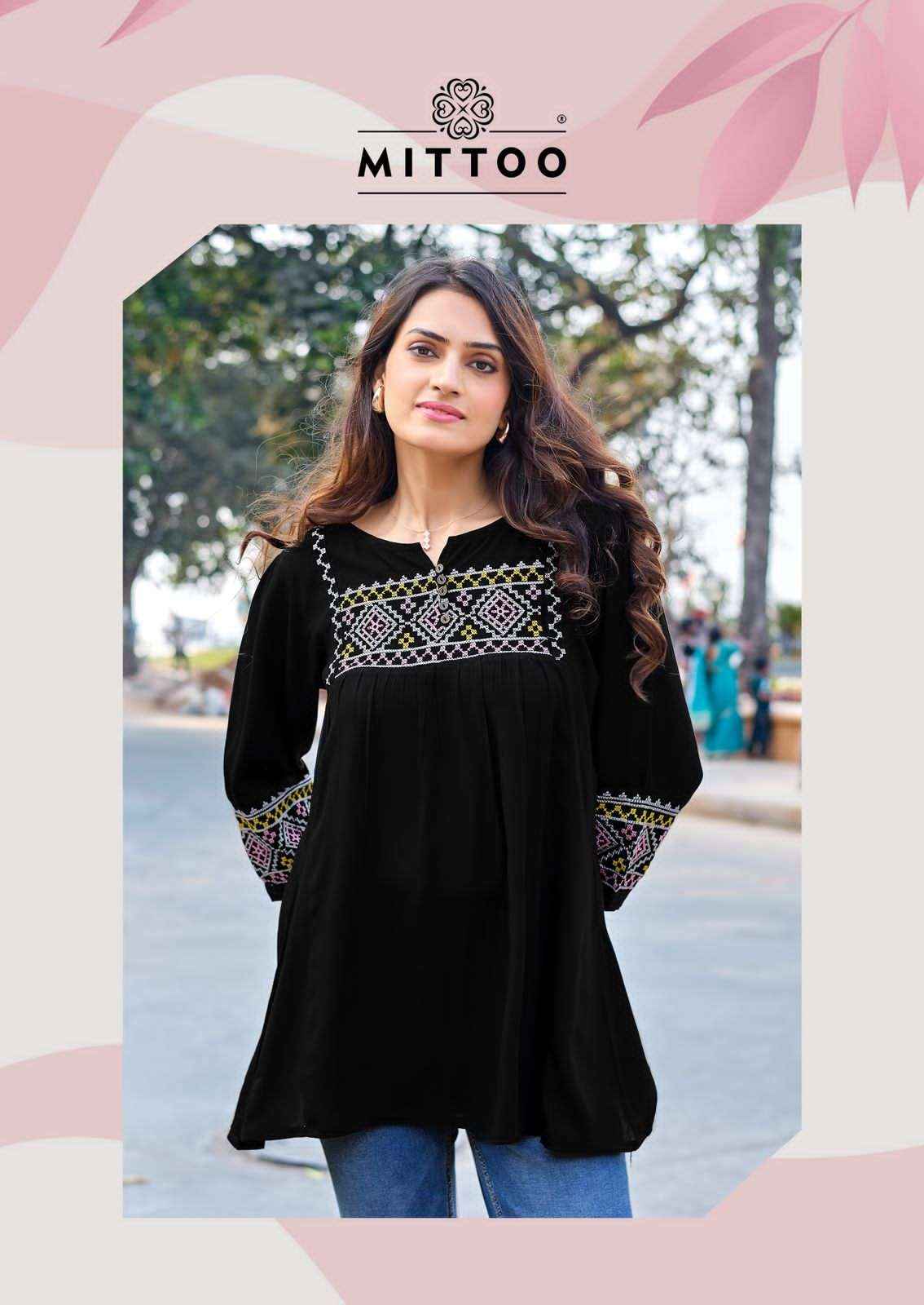 Mittoo fashion Emlee Western Wear Ladies Short Tops Wholesale Price ( 6 Pcs Catalogue )
