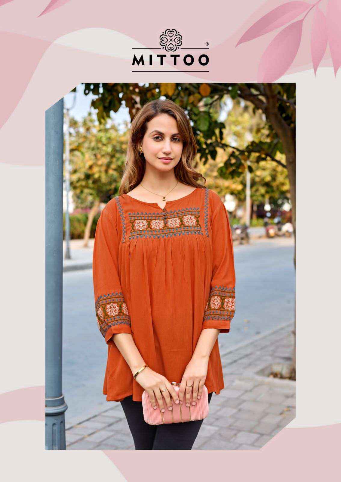 Mittoo fashion Emlee Western Wear Ladies Short Tops Wholesale Price ( 6 Pcs Catalogue )