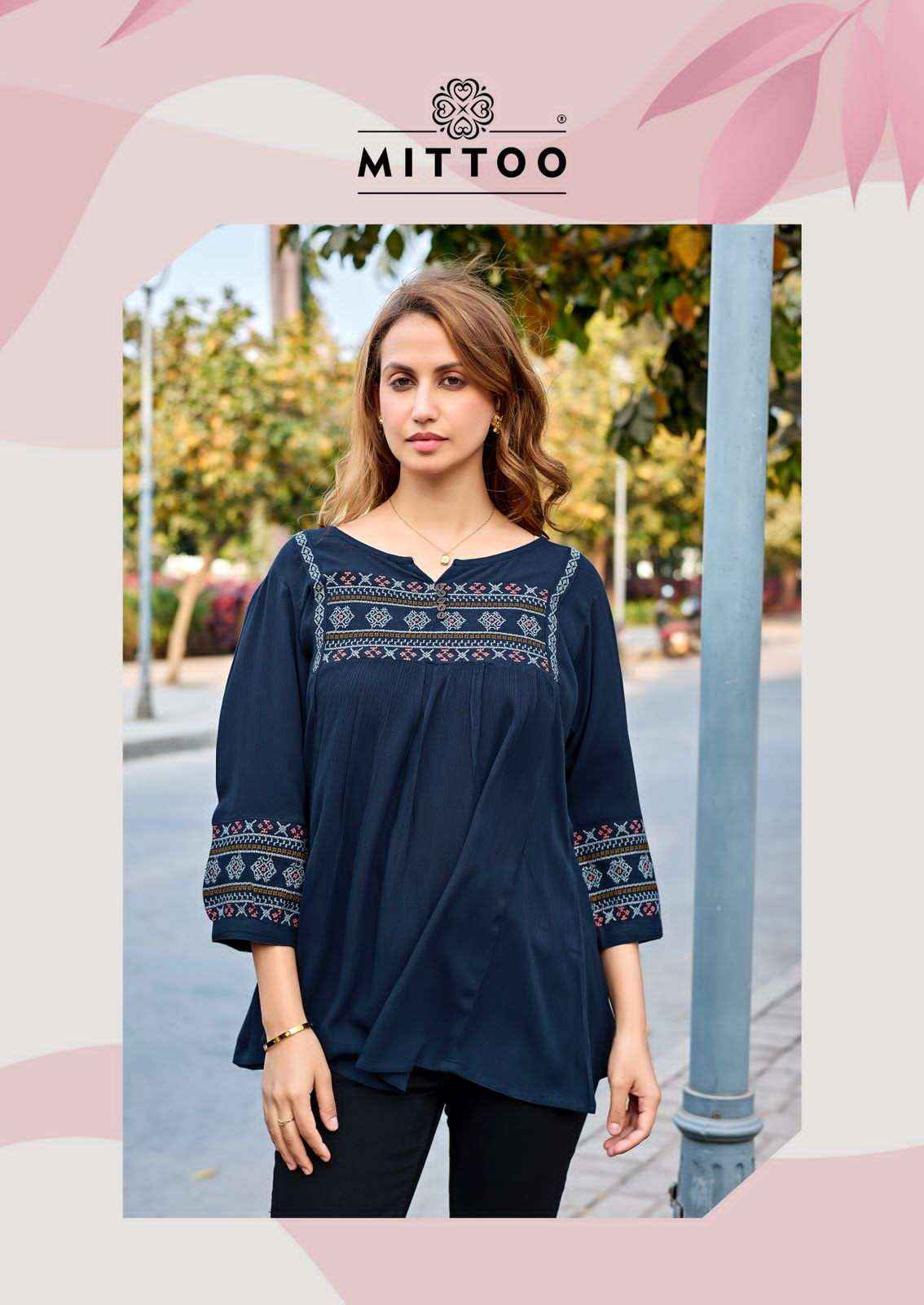 Mittoo fashion Emlee Western Wear Ladies Short Tops Wholesale Price ( 6 Pcs Catalogue )
