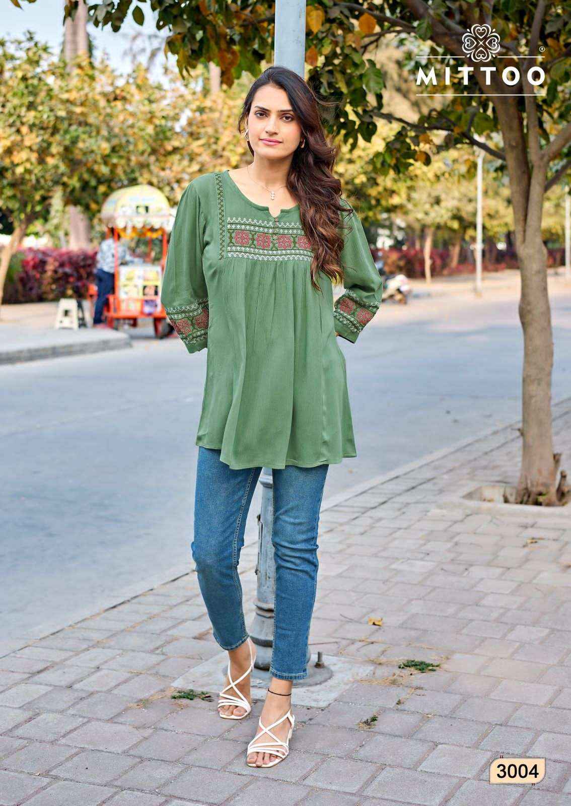 Mittoo fashion Emlee Western Wear Ladies Short Tops Wholesale Price ( 6 Pcs Catalogue )