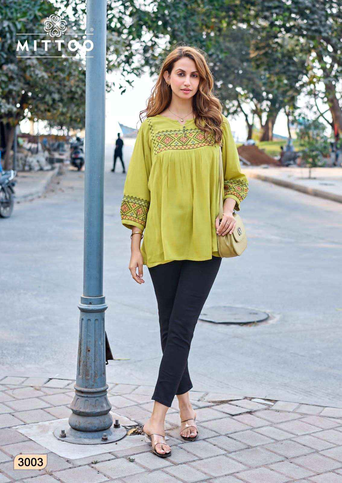Mittoo fashion Emlee Western Wear Ladies Short Tops Wholesale Price ( 6 Pcs Catalogue )