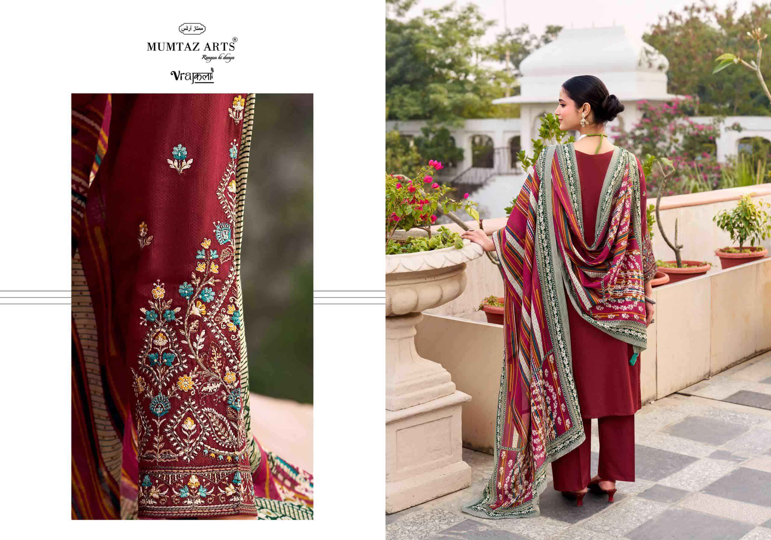 Mumtaz Arts Jamdani Exclusive Fancy Ladies Dress Material Wholesale Collection ( 6 Pcs Catalog )