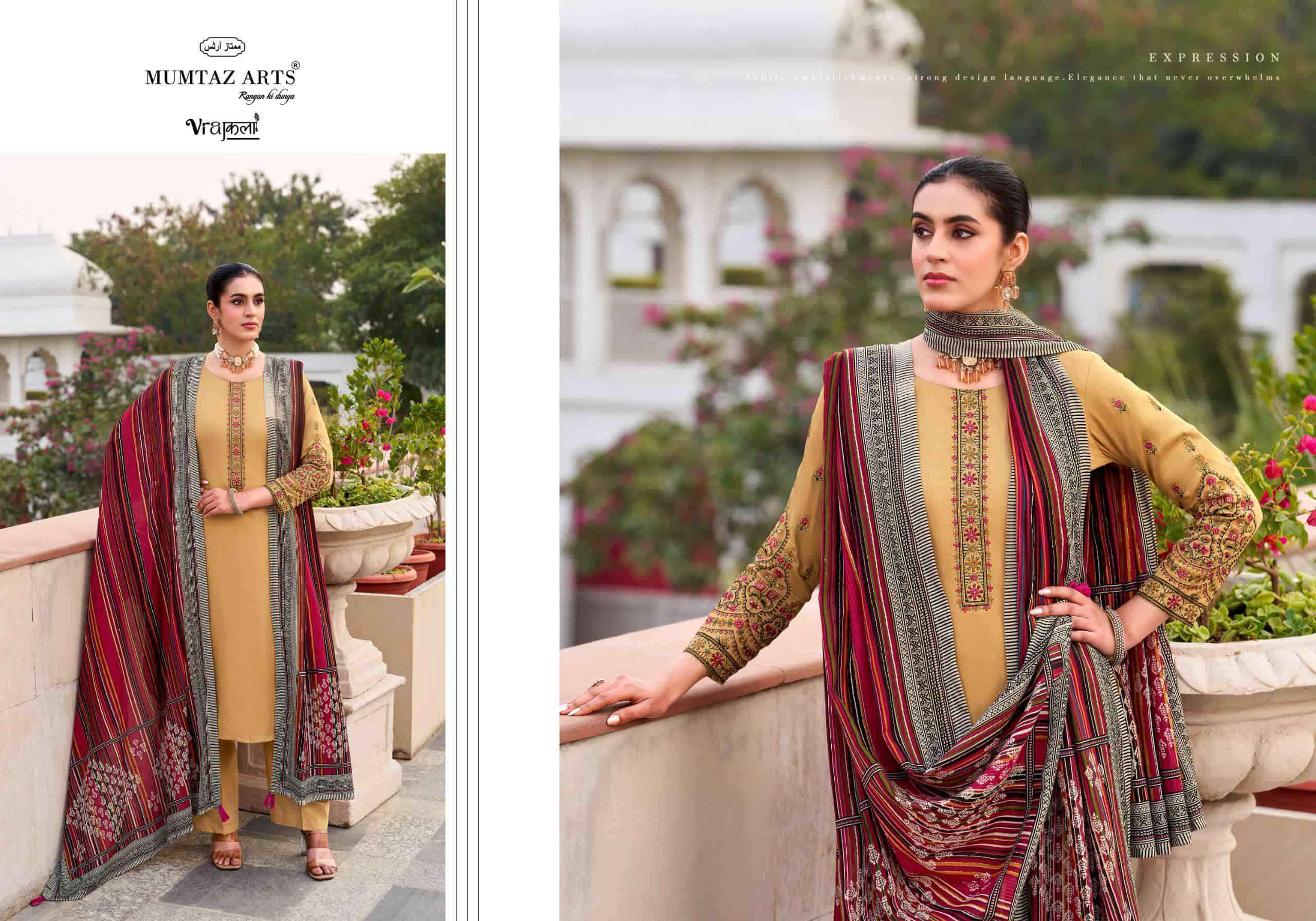 Mumtaz Arts Jamdani Exclusive Fancy Ladies Dress Material Wholesale Collection ( 6 Pcs Catalog )