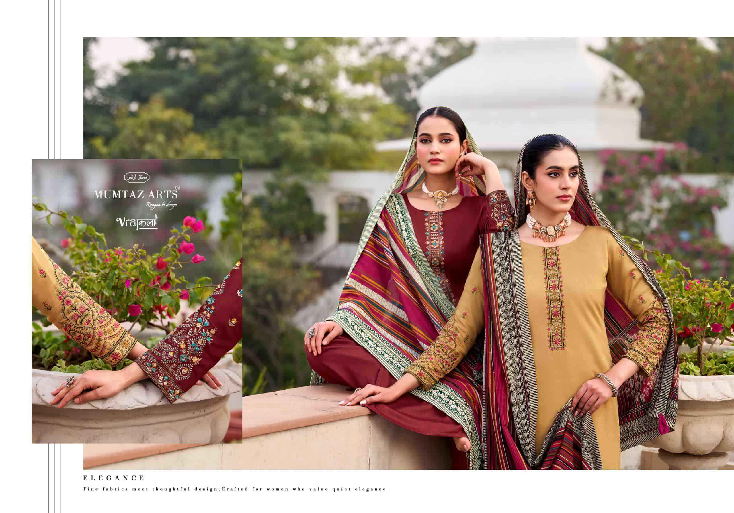Mumtaz Arts Jamdani Exclusive Fancy Ladies Dress Material Wholesale Collection ( 6 Pcs Catalog )