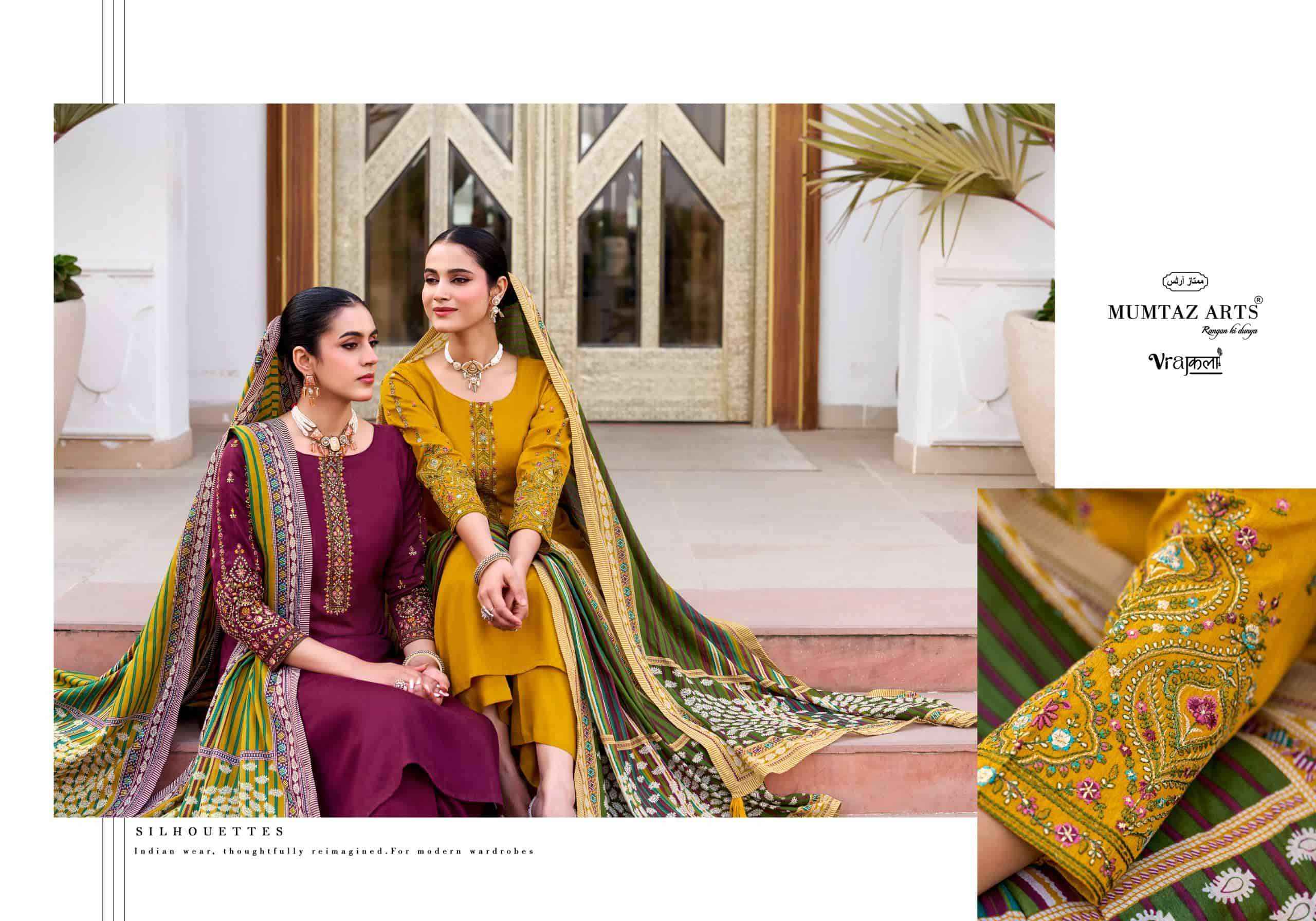 Mumtaz Arts Jamdani Exclusive Fancy Ladies Dress Material Wholesale Collection ( 6 Pcs Catalog )