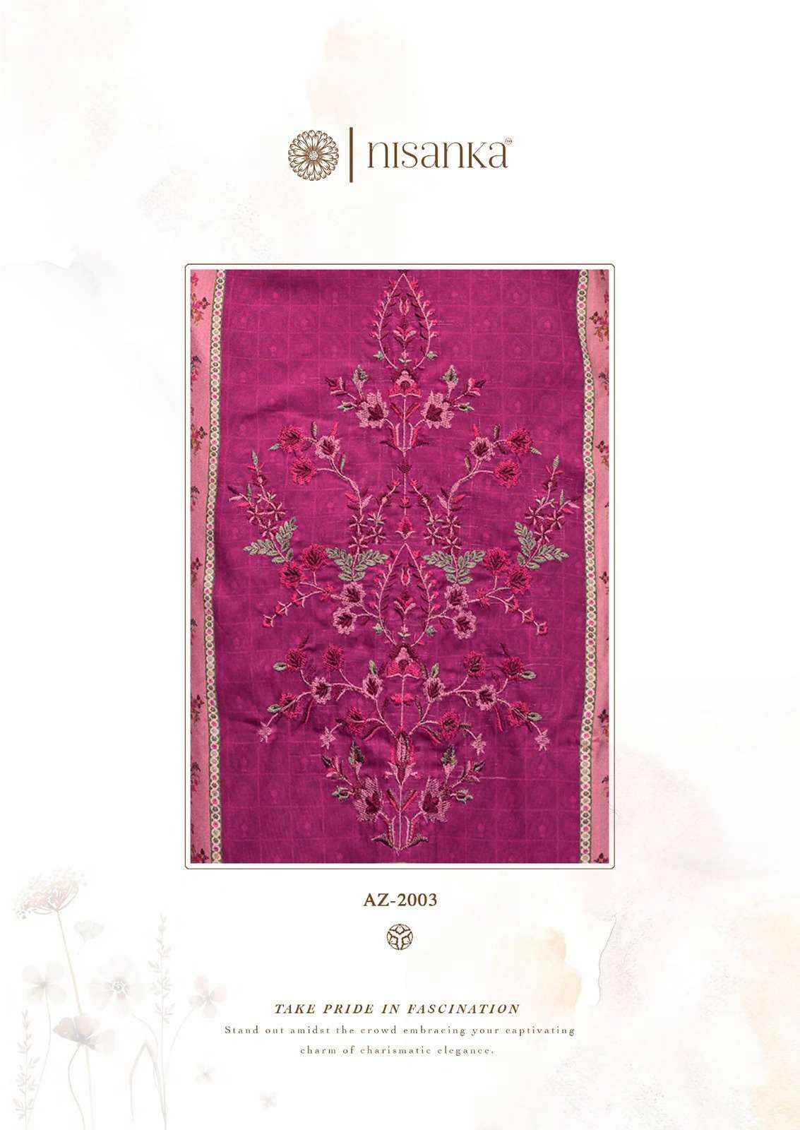 Nisanka Azaa Vol 4 Dress Material Wholesale Price ( 4 Pcs Catalogue )