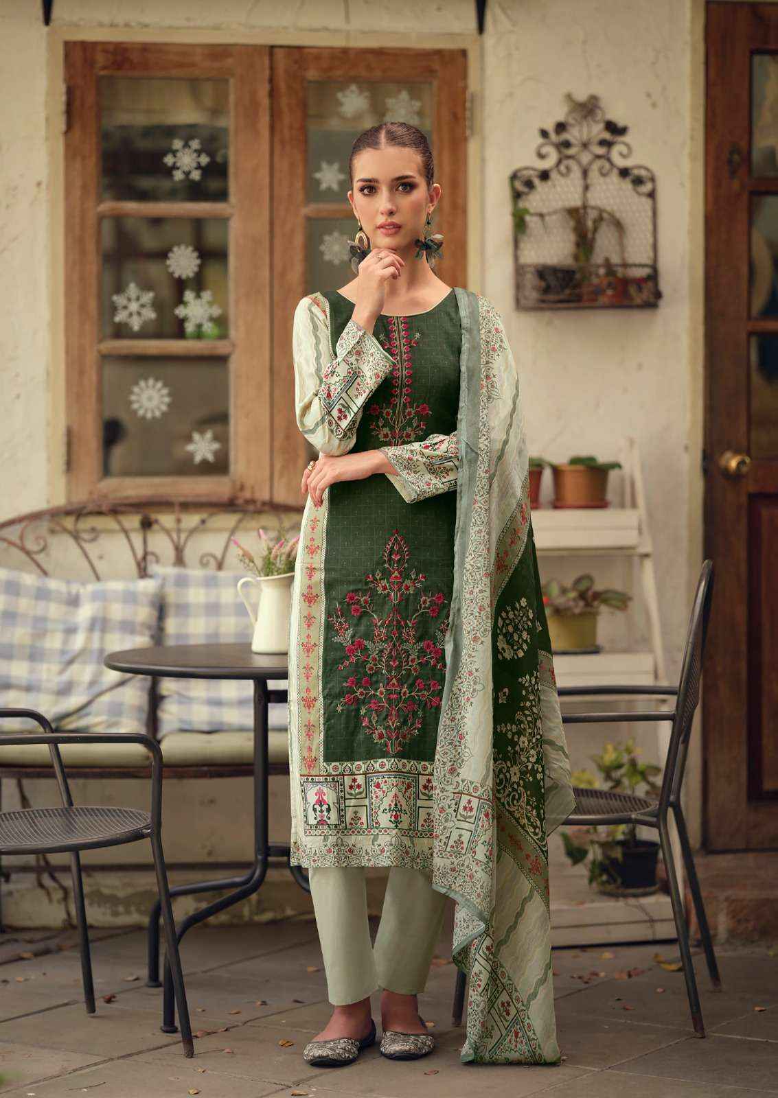 Nisanka Azaa Vol 4 Dress Material Wholesale Price ( 4 Pcs Catalogue )
