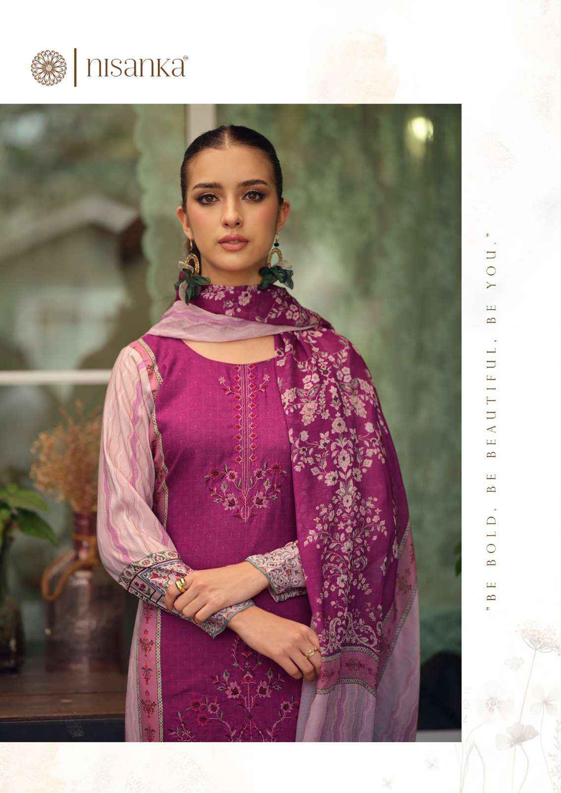 Nisanka Azaa Vol 4 Dress Material Wholesale Price ( 4 Pcs Catalogue )