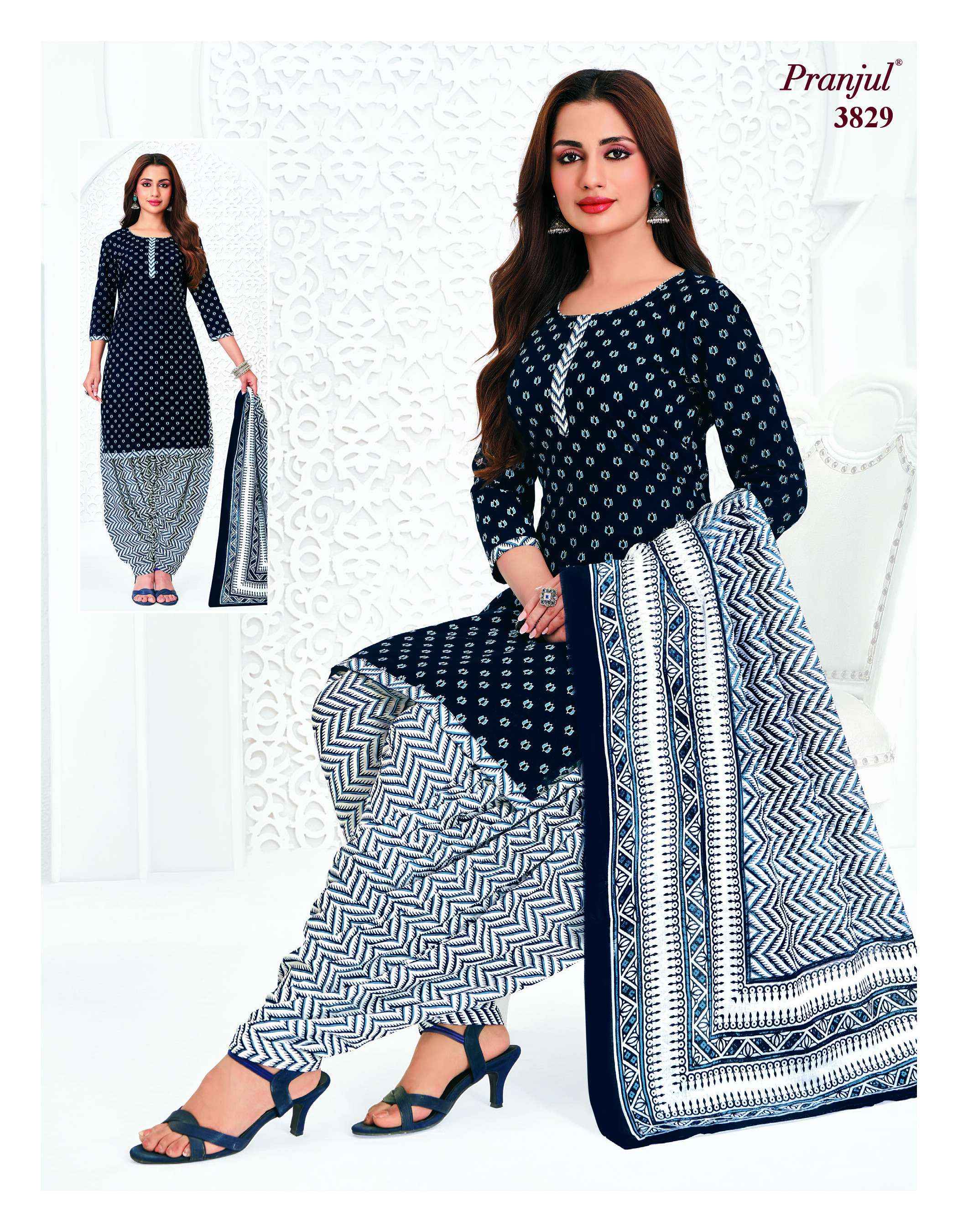 Pranjul Priyanshi Vol 38 Cotton Dress Material Wholesale Price ( 36 pcs Catalogue )