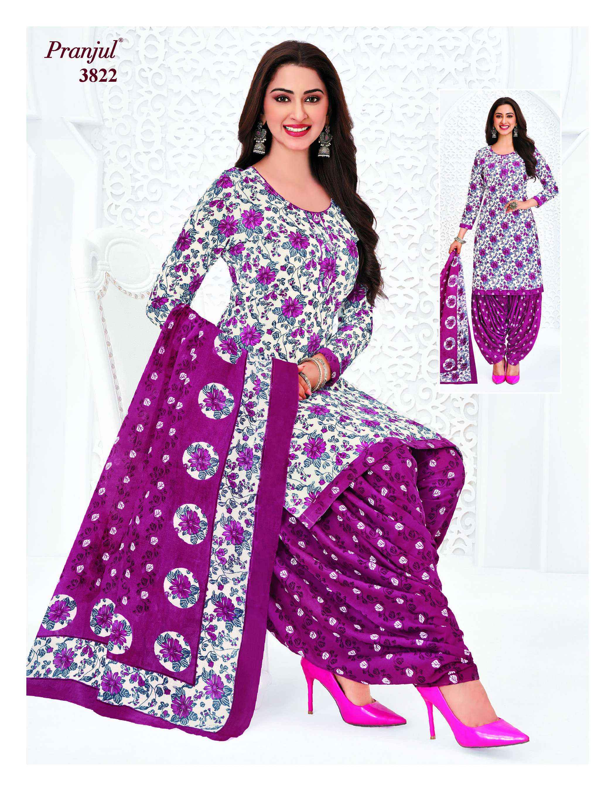 Pranjul Priyanshi Vol 38 Cotton Dress Material Wholesale Price ( 36 pcs Catalogue )