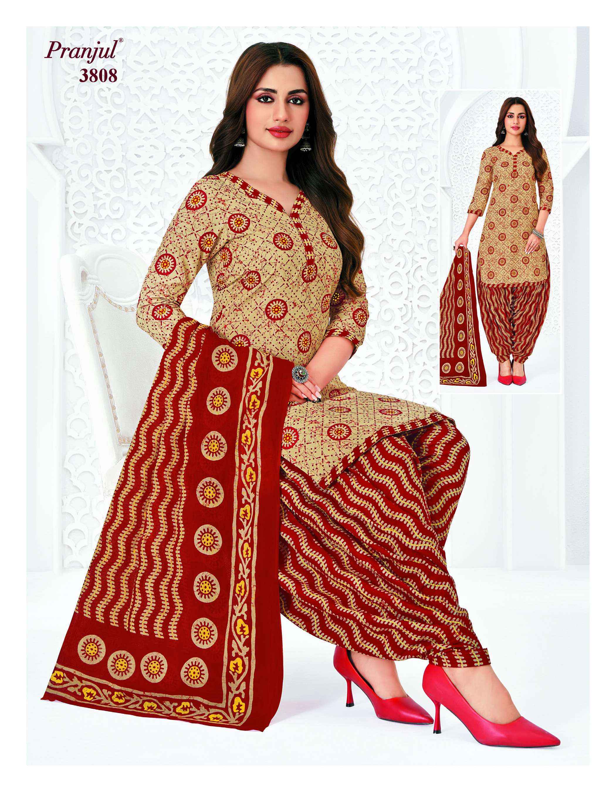 Pranjul Priyanshi Vol 38 Cotton Dress Material Wholesale Price ( 36 pcs Catalogue )