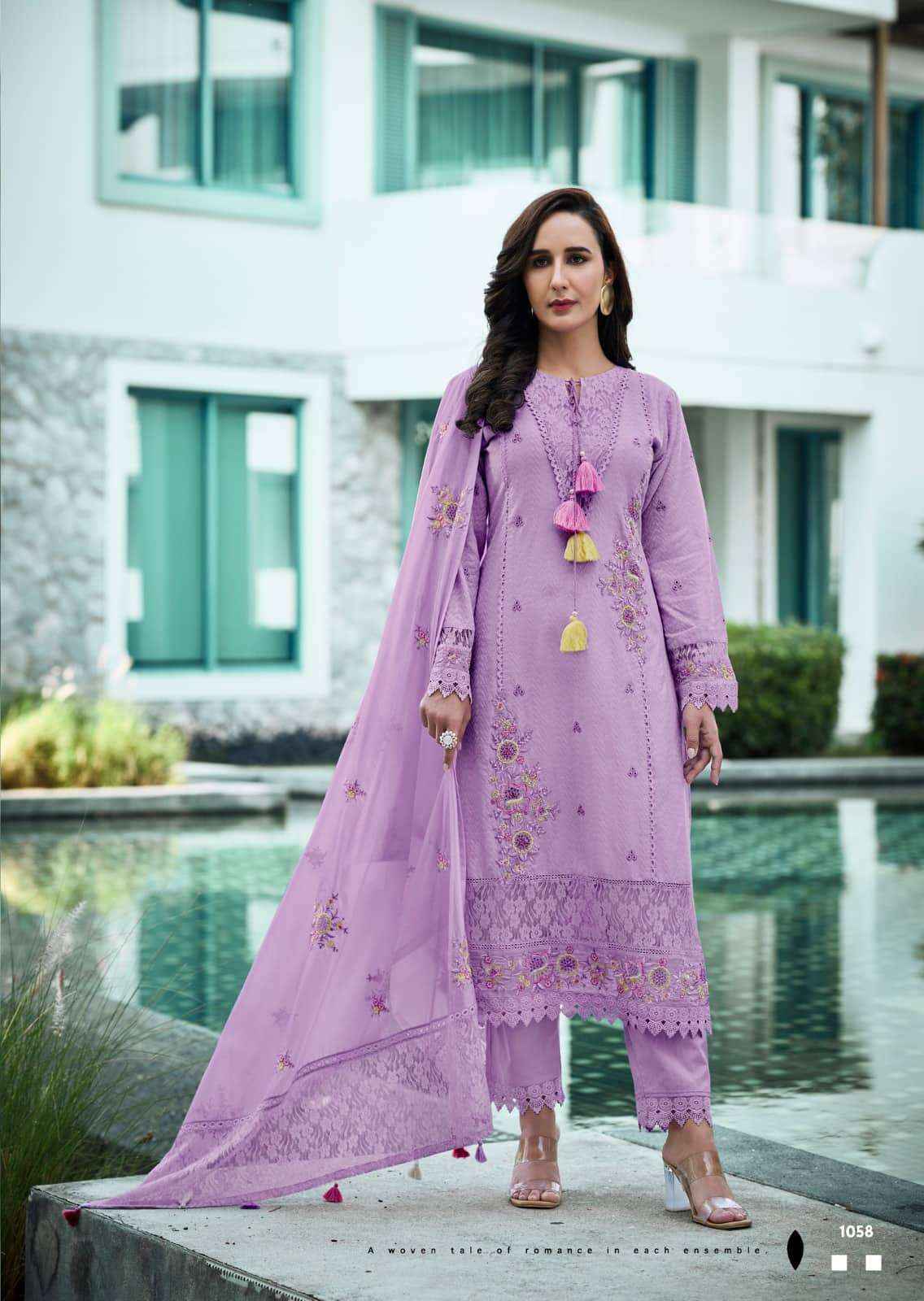 Prm India Vanya Pure Cotton Designer 3 Piece Set Collection ( 6 Pcs Catalog )