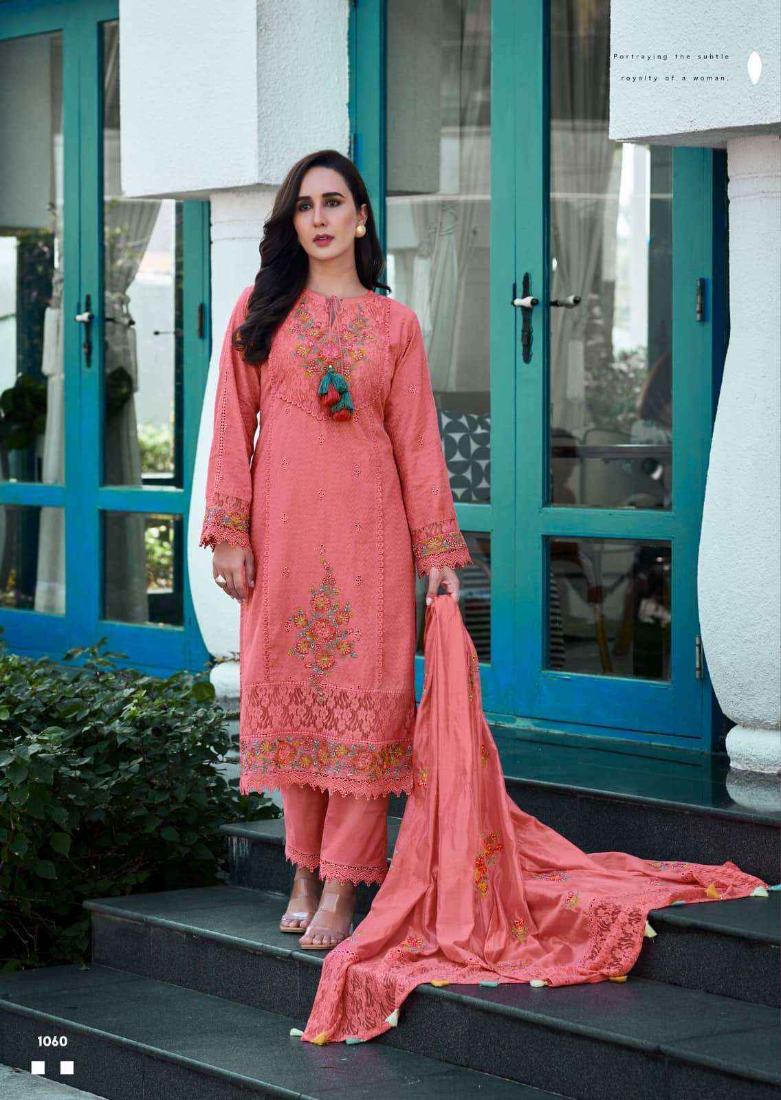Prm India Vanya Pure Cotton Designer 3 Piece Set Collection ( 6 Pcs Catalog )