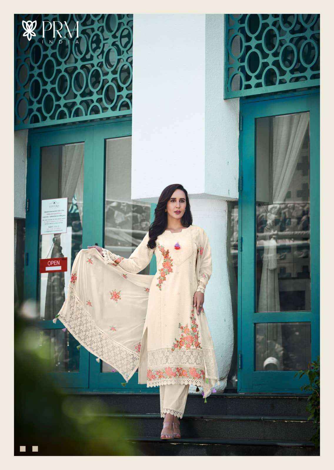 Prm India Vanya Pure Cotton Designer 3 Piece Set Collection ( 6 Pcs Catalog )