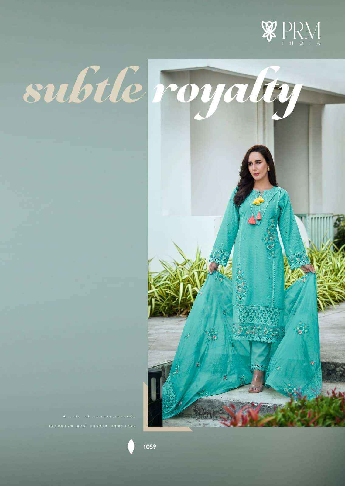 Prm India Vanya Pure Cotton Designer 3 Piece Set Collection ( 6 Pcs Catalog )