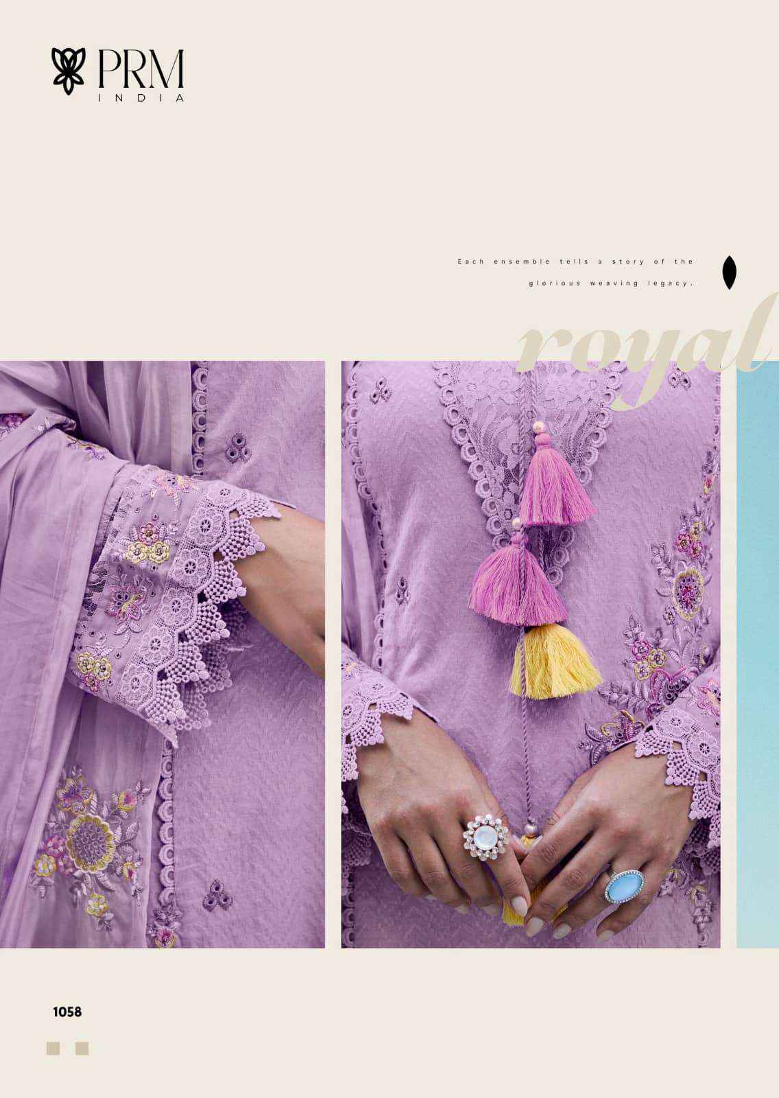 Prm India Vanya Pure Cotton Designer 3 Piece Set Collection ( 6 Pcs Catalog )