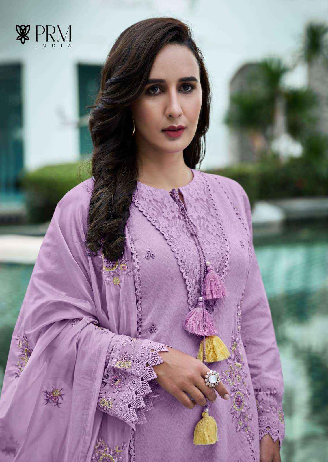 Prm India Vanya Pure Cotton Designer 3 Piece Set Collection ( 6 Pcs Catalog )