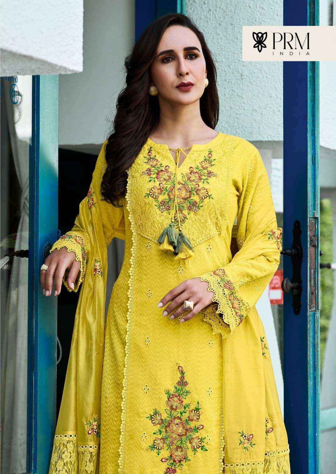Prm India Vanya Pure Cotton Designer 3 Piece Set Collection ( 6 Pcs Catalog )