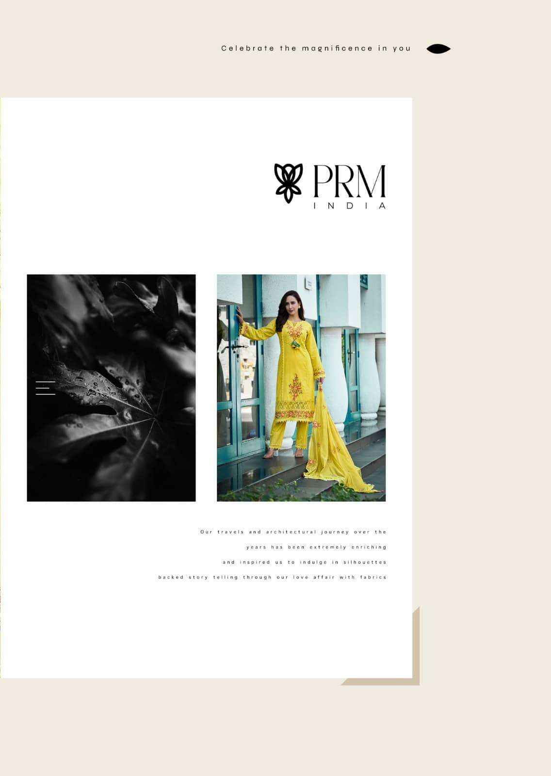 Prm India Vanya Pure Cotton Designer 3 Piece Set Collection ( 6 Pcs Catalog )