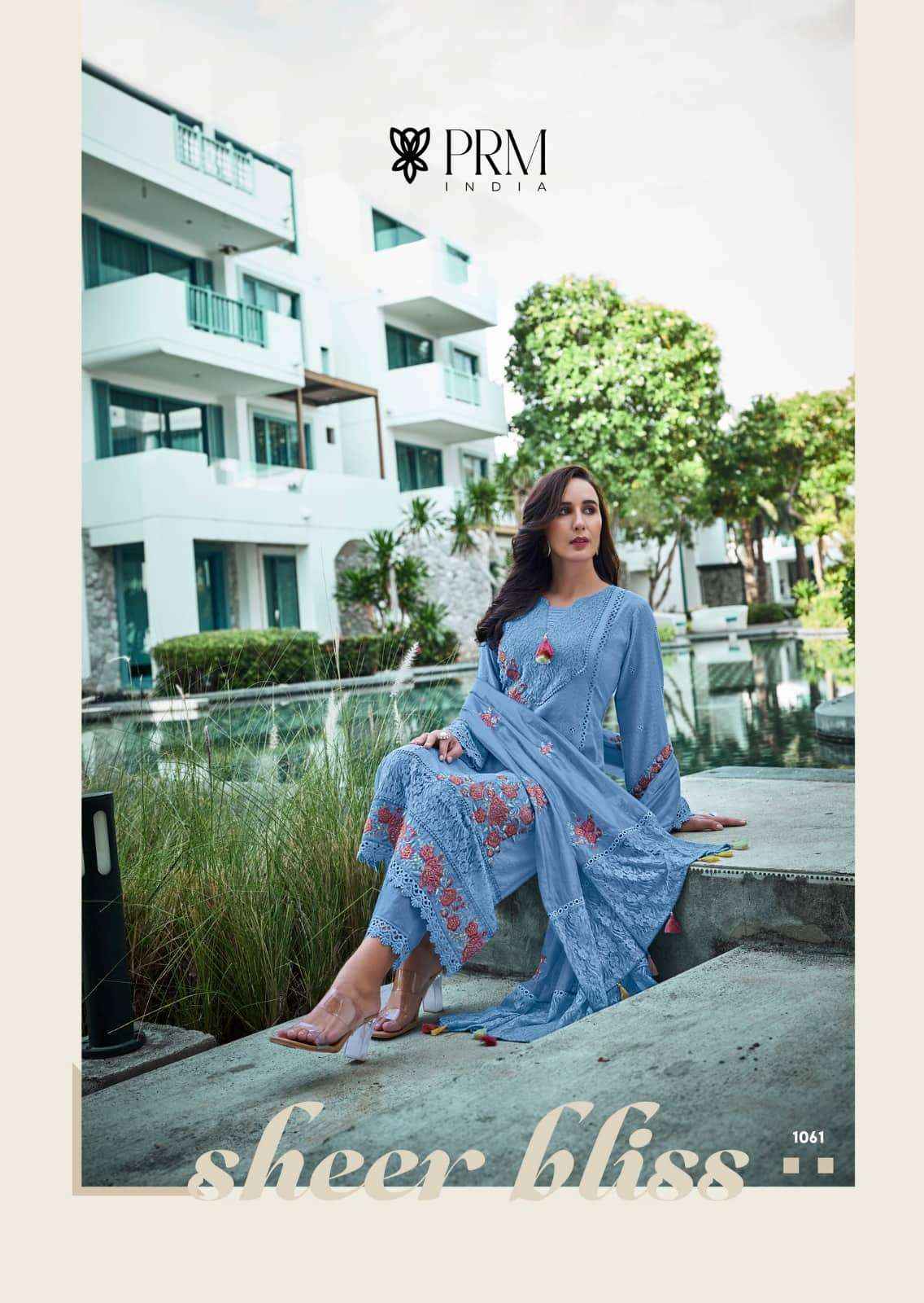 Prm India Vanya Pure Cotton Designer 3 Piece Set Collection ( 6 Pcs Catalog )