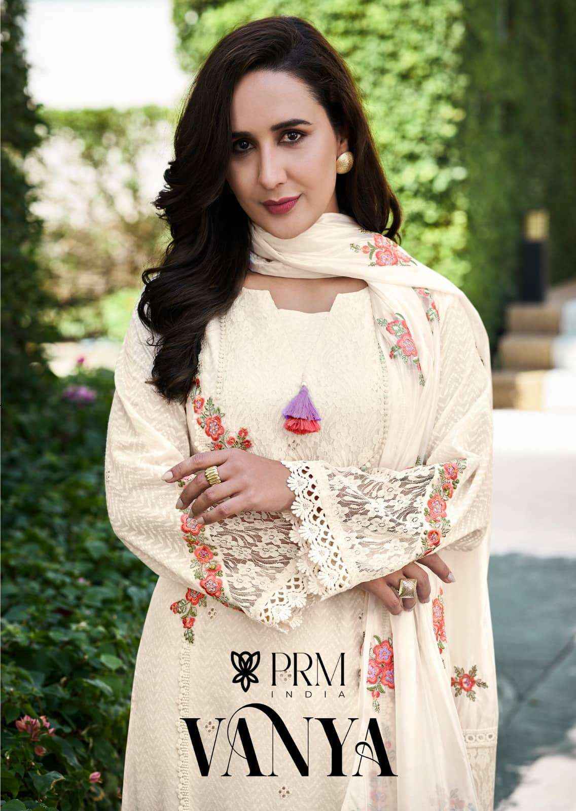 Prm India Vanya Pure Cotton Designer 3 Piece Set Collection ( 6 Pcs Catalog )
