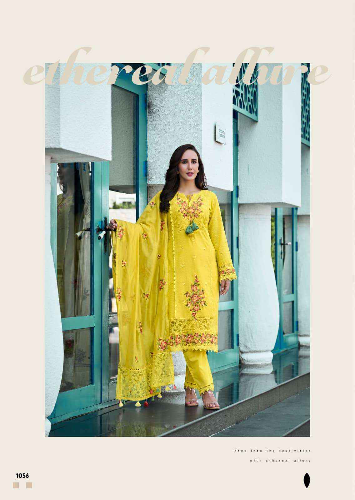 Prm India Vanya Pure Cotton Designer 3 Piece Set Collection ( 6 Pcs Catalog )