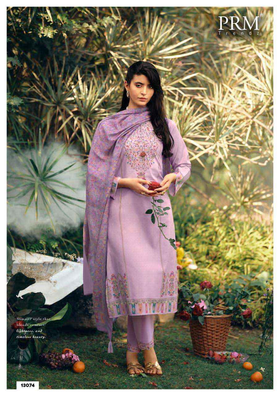 Prm Trendz Kani Queen Pure lawn Cotton Dress Material Wholesale ( 6 Pcs Catalogue )