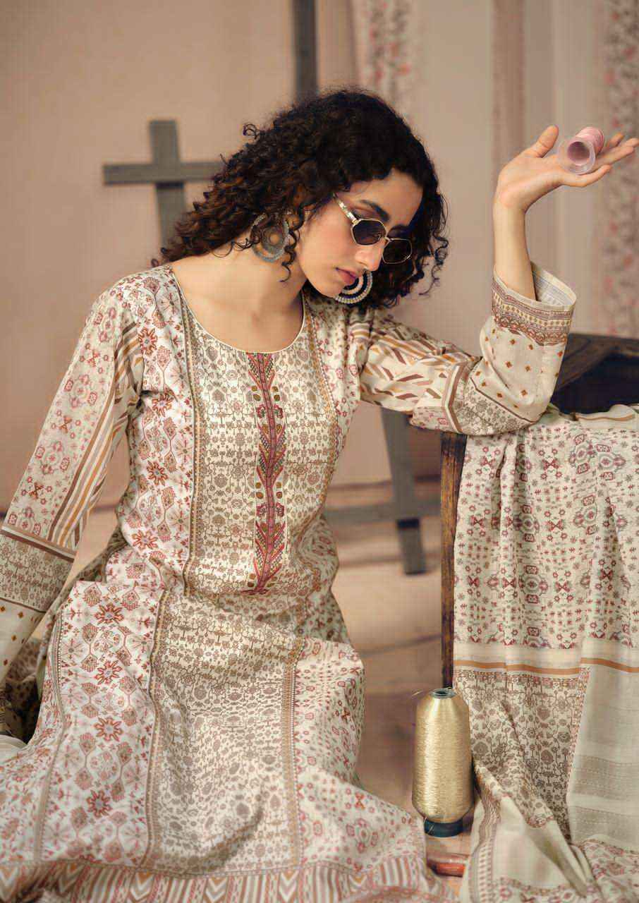 Prm Trendz Rozana Pure Cotton Dress Material Wholesale Price ( 6 Pcs Catalogue )
