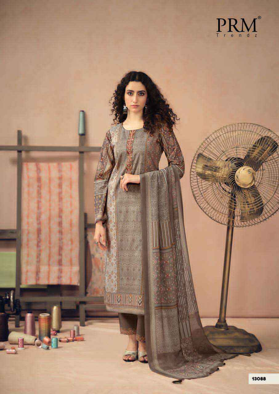 Prm Trendz Rozana Pure Cotton Dress Material Wholesale Price ( 6 Pcs Catalogue )
