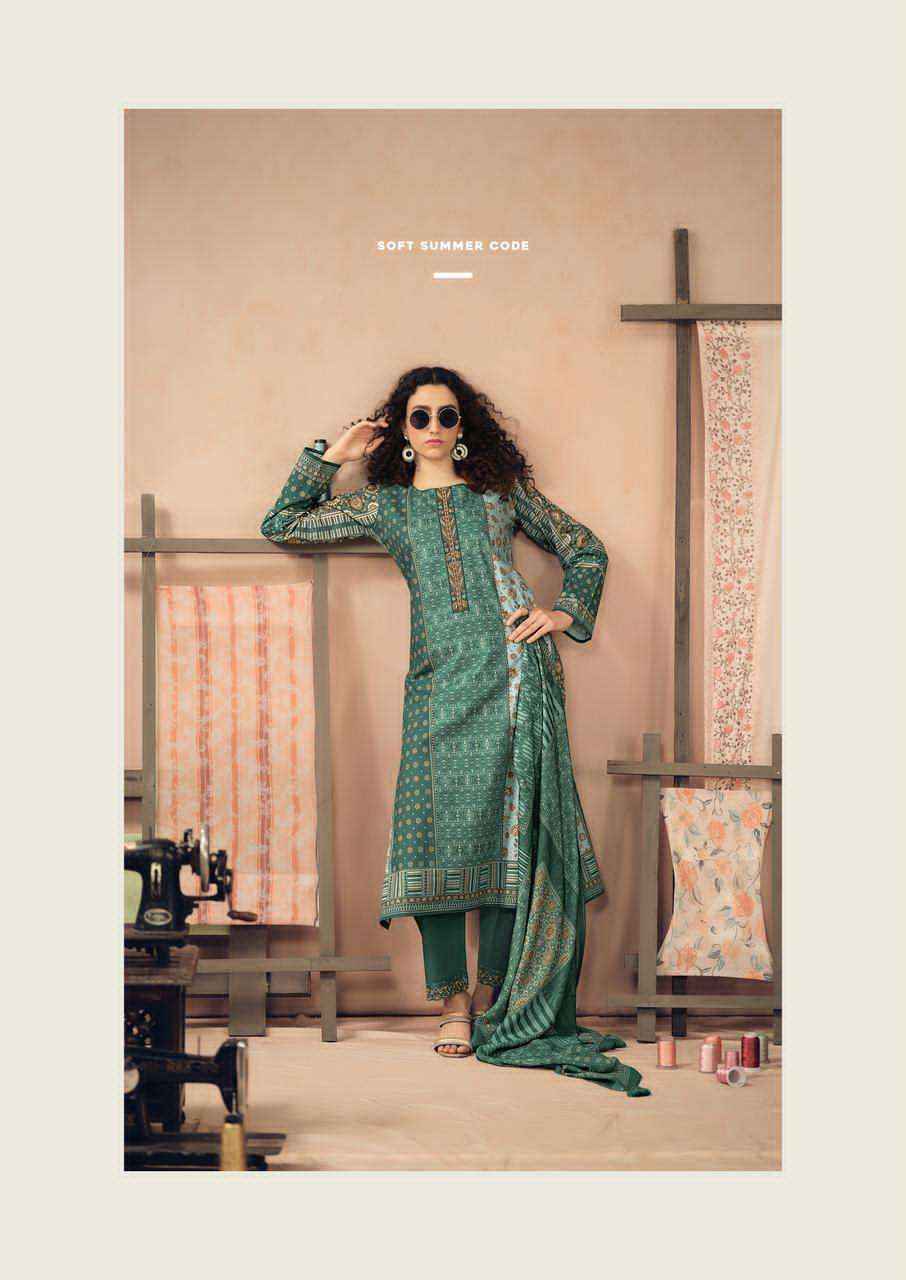 Prm Trendz Rozana Pure Cotton Dress Material Wholesale Price ( 6 Pcs Catalogue )