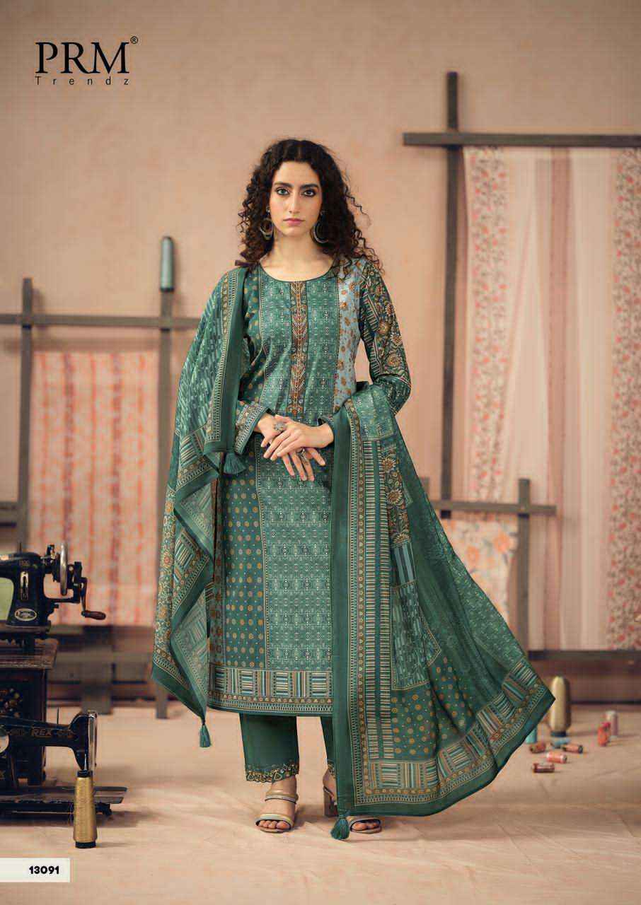 Prm Trendz Rozana Pure Cotton Dress Material Wholesale Price ( 6 Pcs Catalogue )
