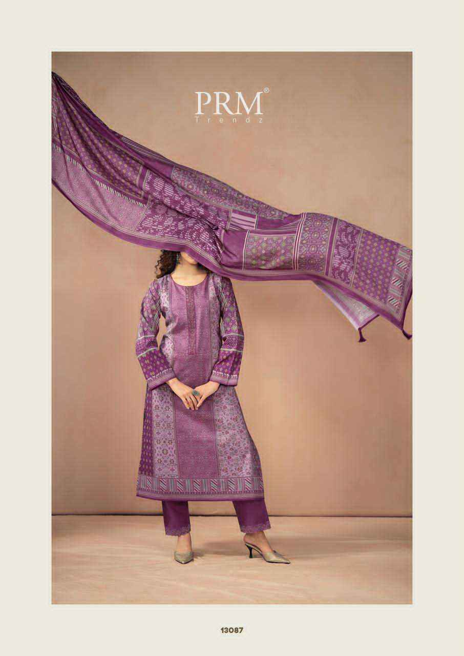 Prm Trendz Rozana Pure Cotton Dress Material Wholesale Price ( 6 Pcs Catalogue )