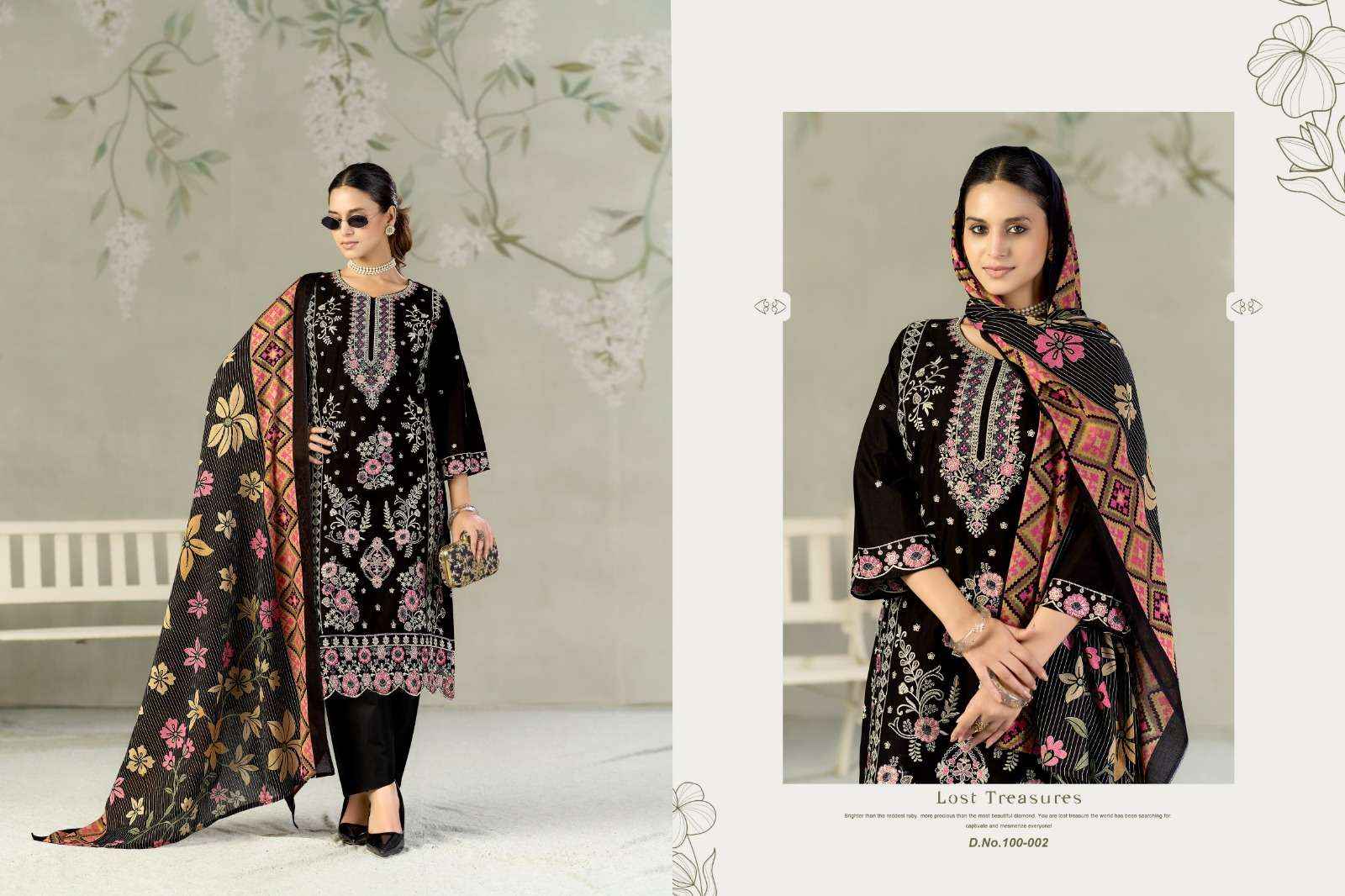 Radhika Azara Rumaisa Pure Lawn Cotton Dress Material Wholesale Price ( 2 Pcs Catalogue )