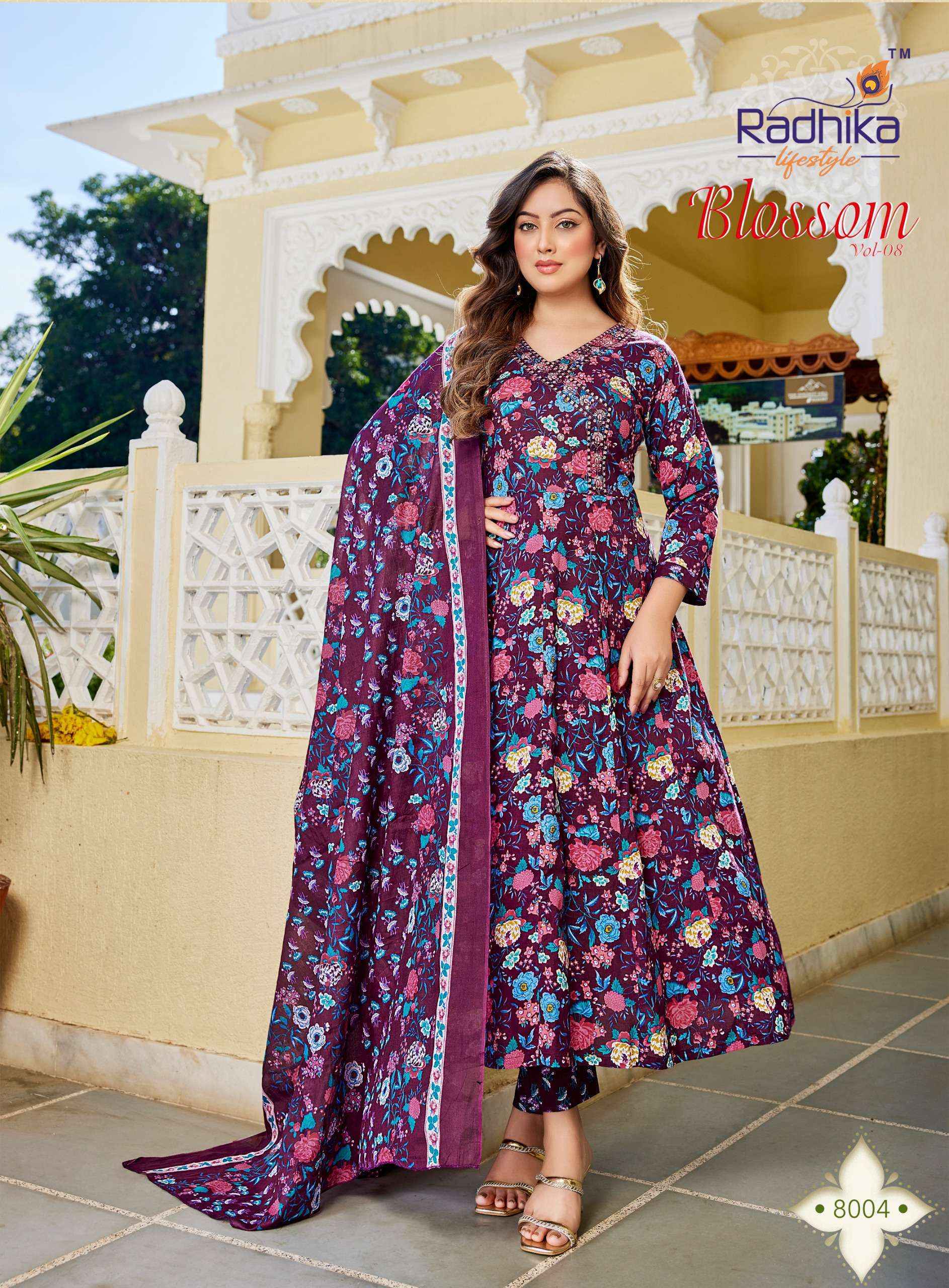 Radhika Lifestyle Blossom Vol 8 Cotton Kurti Combo Wholesale Price ( 8 pcs Catalogue )