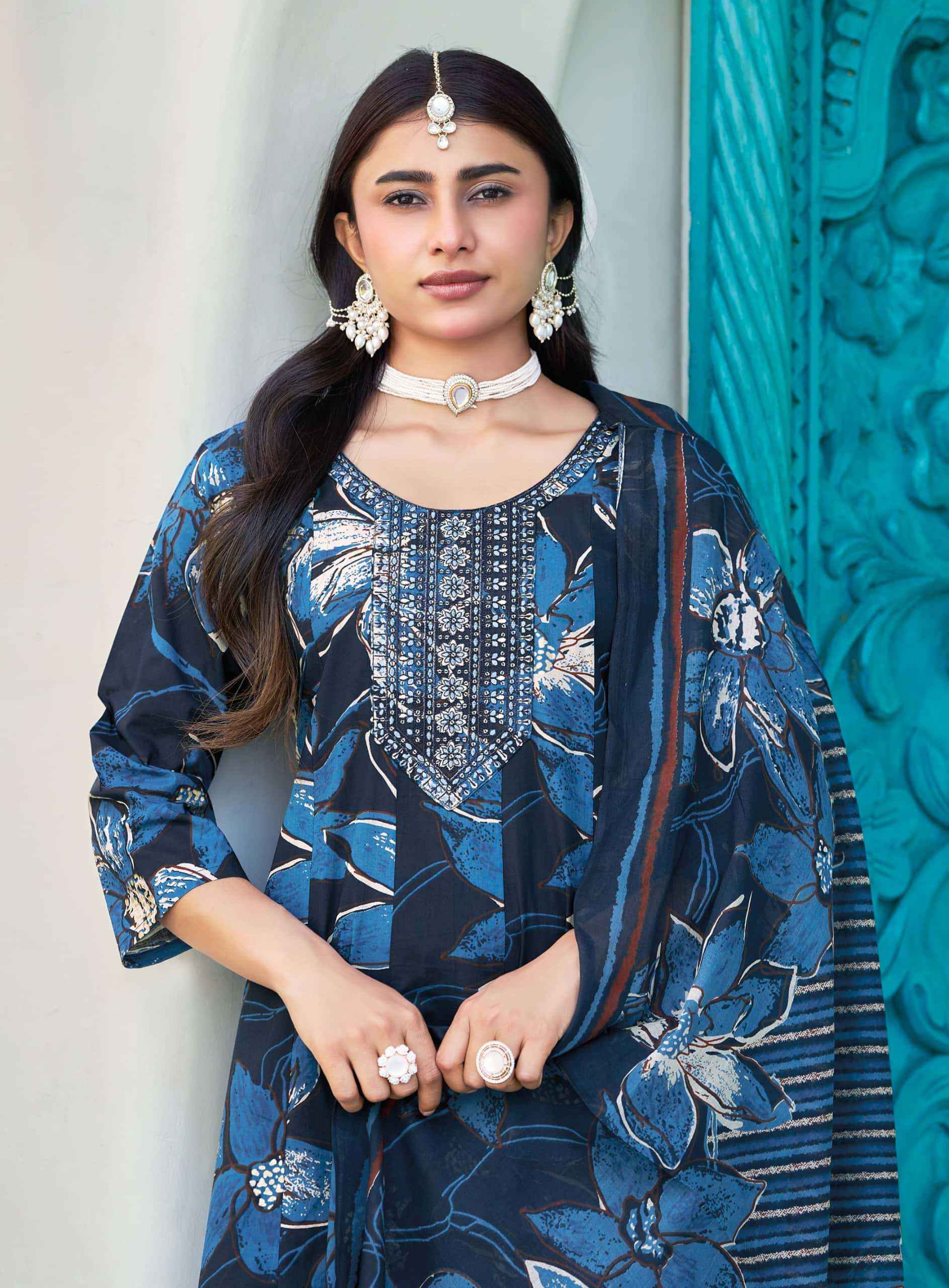 Radhika Lifestyle Summer Garden Vol 2 pure cotton Readymade Anarkali Suits  ( 8 Pcs Catalogue )