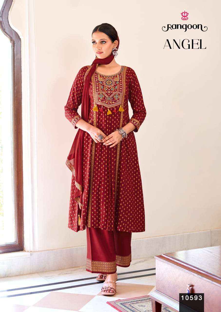 Rangoon Angel Exclusive Designrer Readymade Suit Wholesale Price ( 4 Pcs Catalogue )