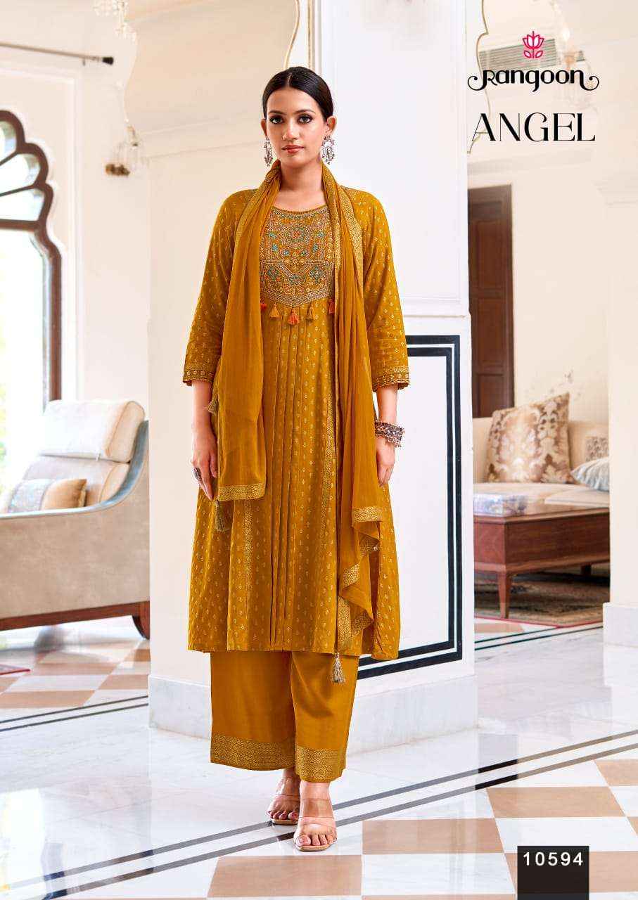 Rangoon Angel Exclusive Designrer Readymade Suit Wholesale Price ( 4 Pcs Catalogue )