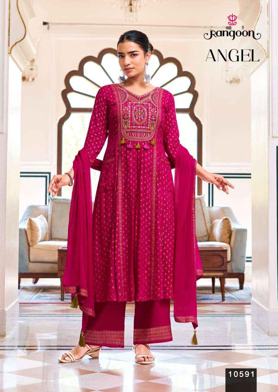Rangoon Angel Exclusive Designrer Readymade Suit Wholesale Price ( 4 Pcs Catalogue )