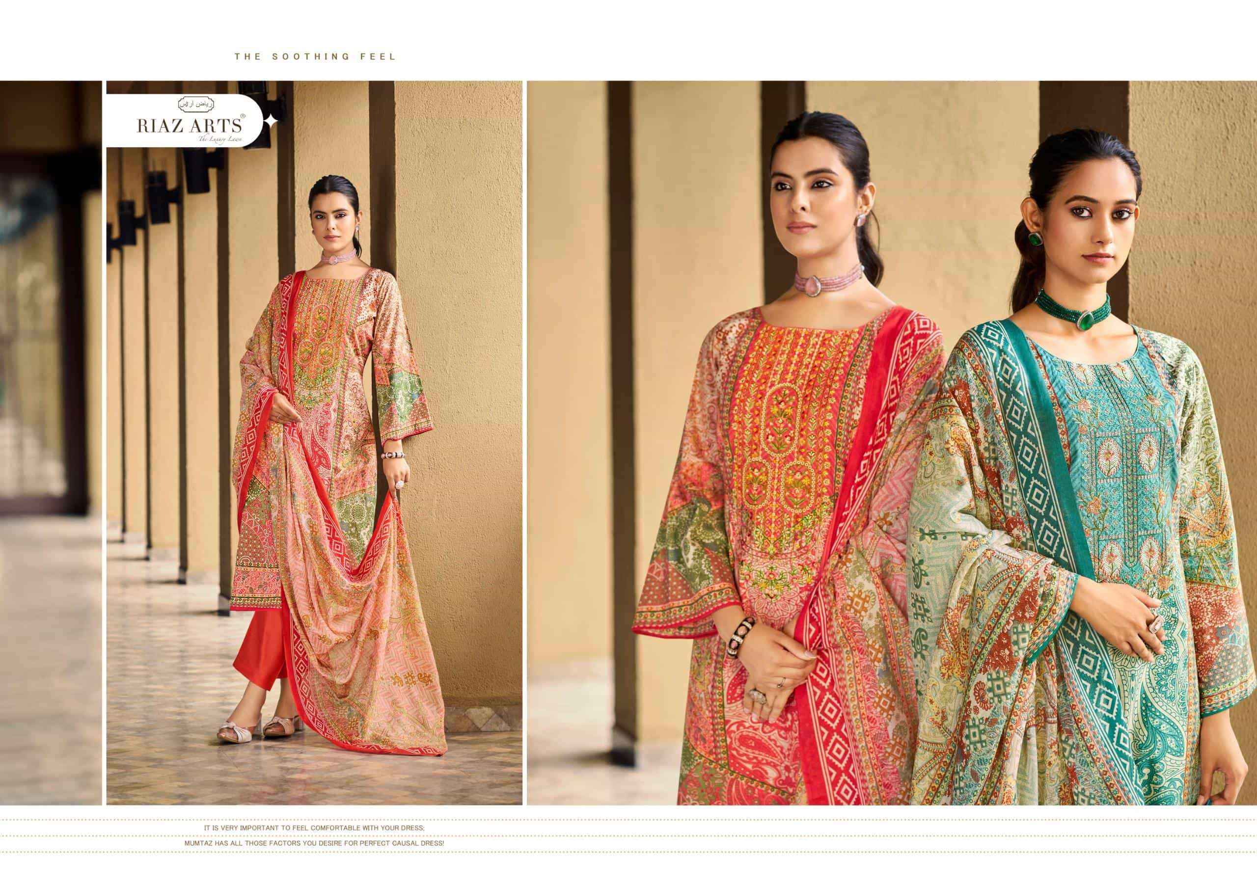 Riaz Arts Musafir Vol 34 Premium Wear Cotton Dress Wholesale Collection ( 6 Pcs Catalog )