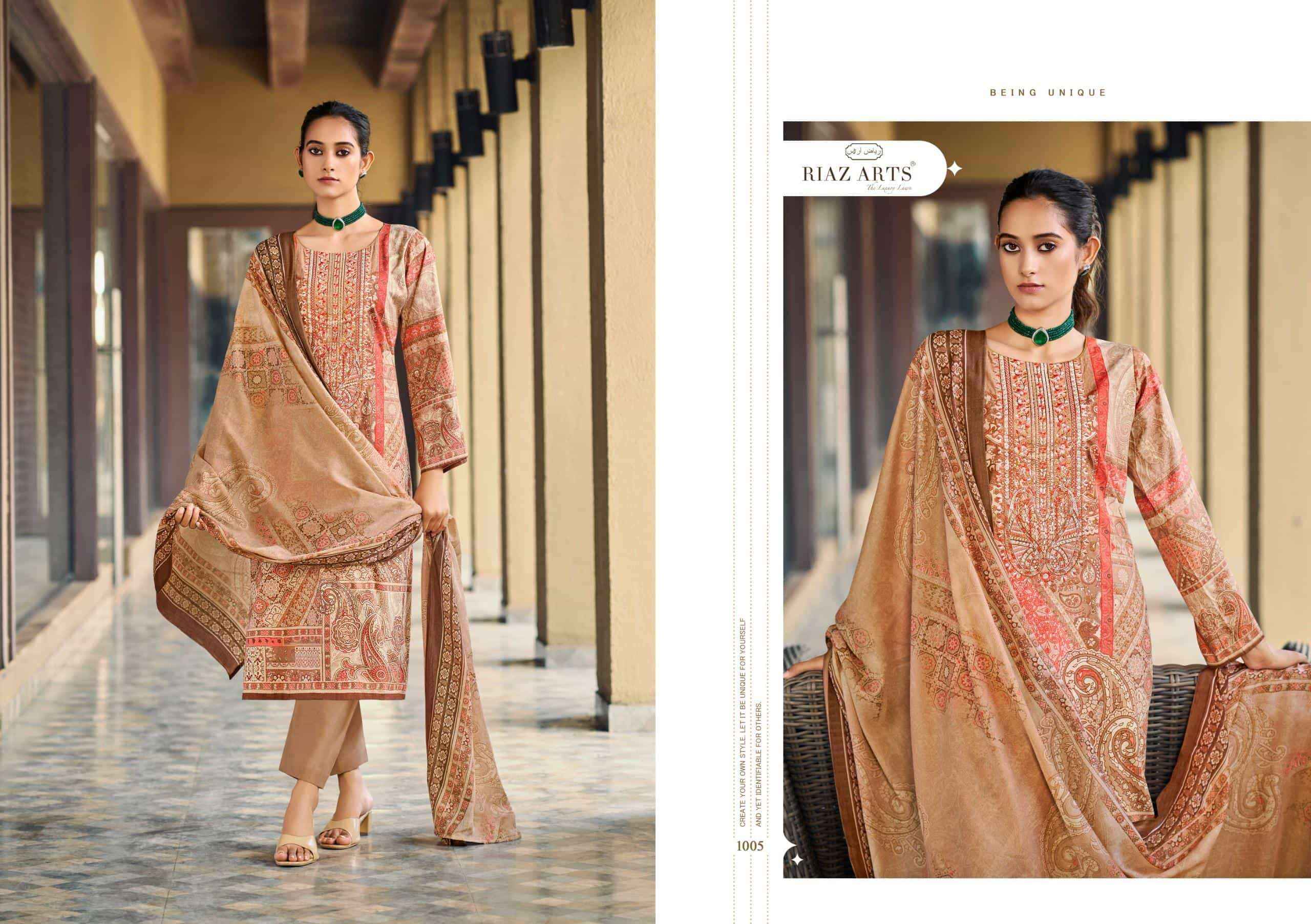 Riaz Arts Musafir Vol 34 Premium Wear Cotton Dress Wholesale Collection ( 6 Pcs Catalog )