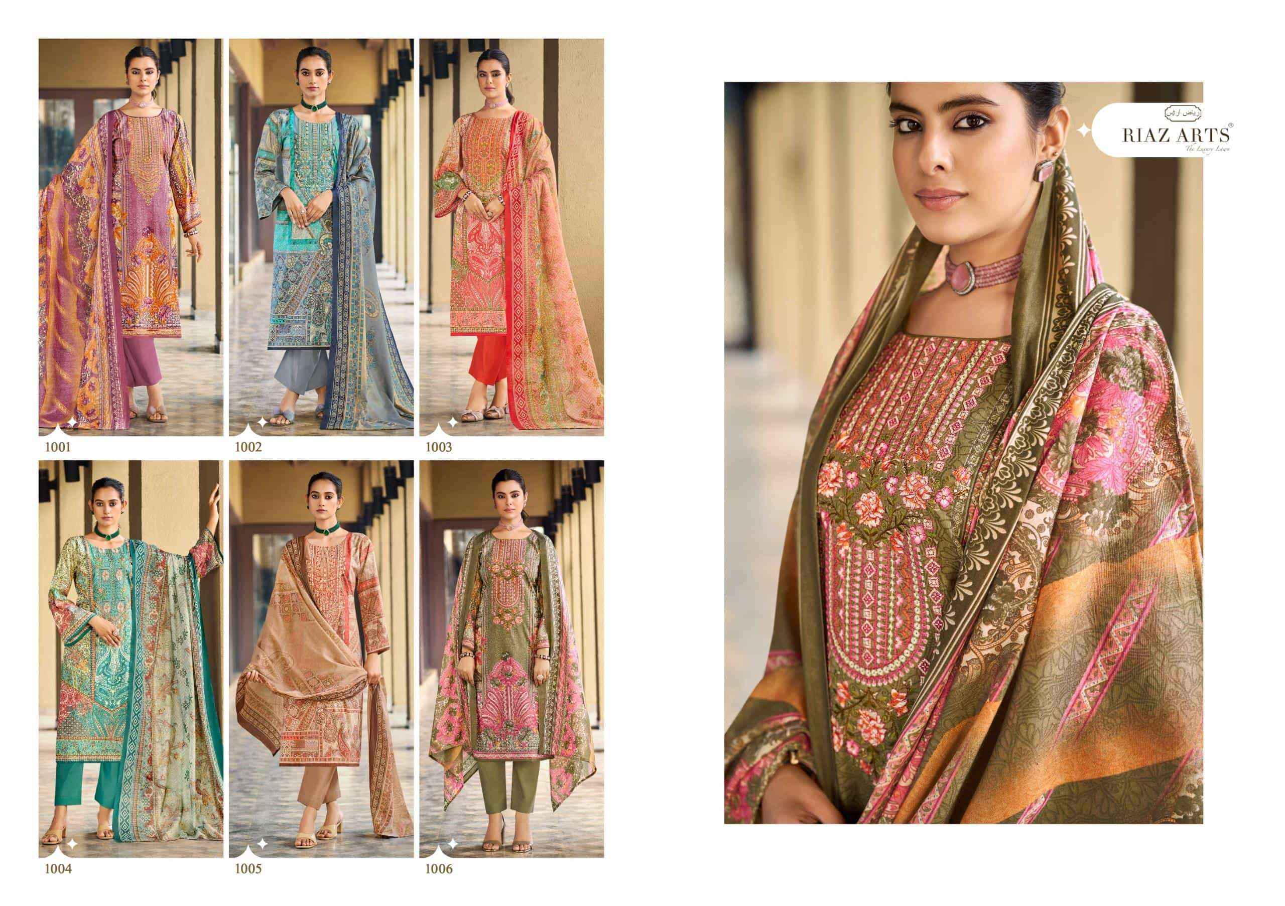 Riaz Arts Musafir Vol 34 Premium Wear Cotton Dress Wholesale Collection ( 6 Pcs Catalog )