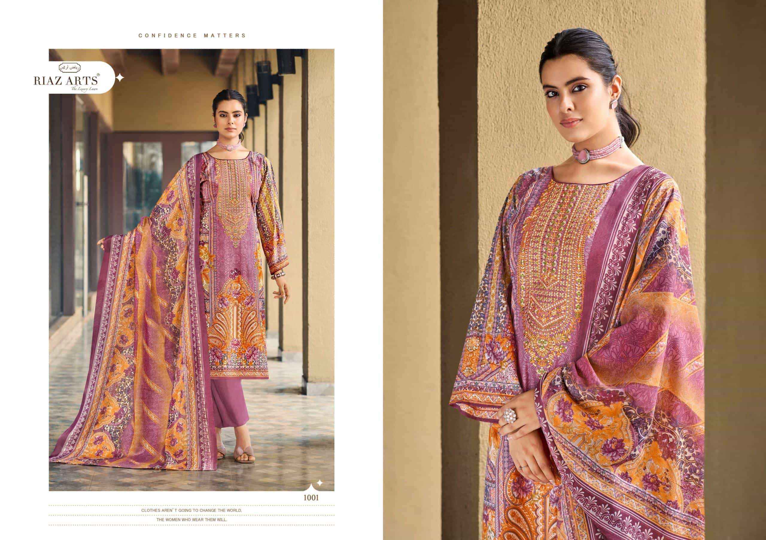 Riaz Arts Musafir Vol 34 Premium Wear Cotton Dress Wholesale Collection ( 6 Pcs Catalog )