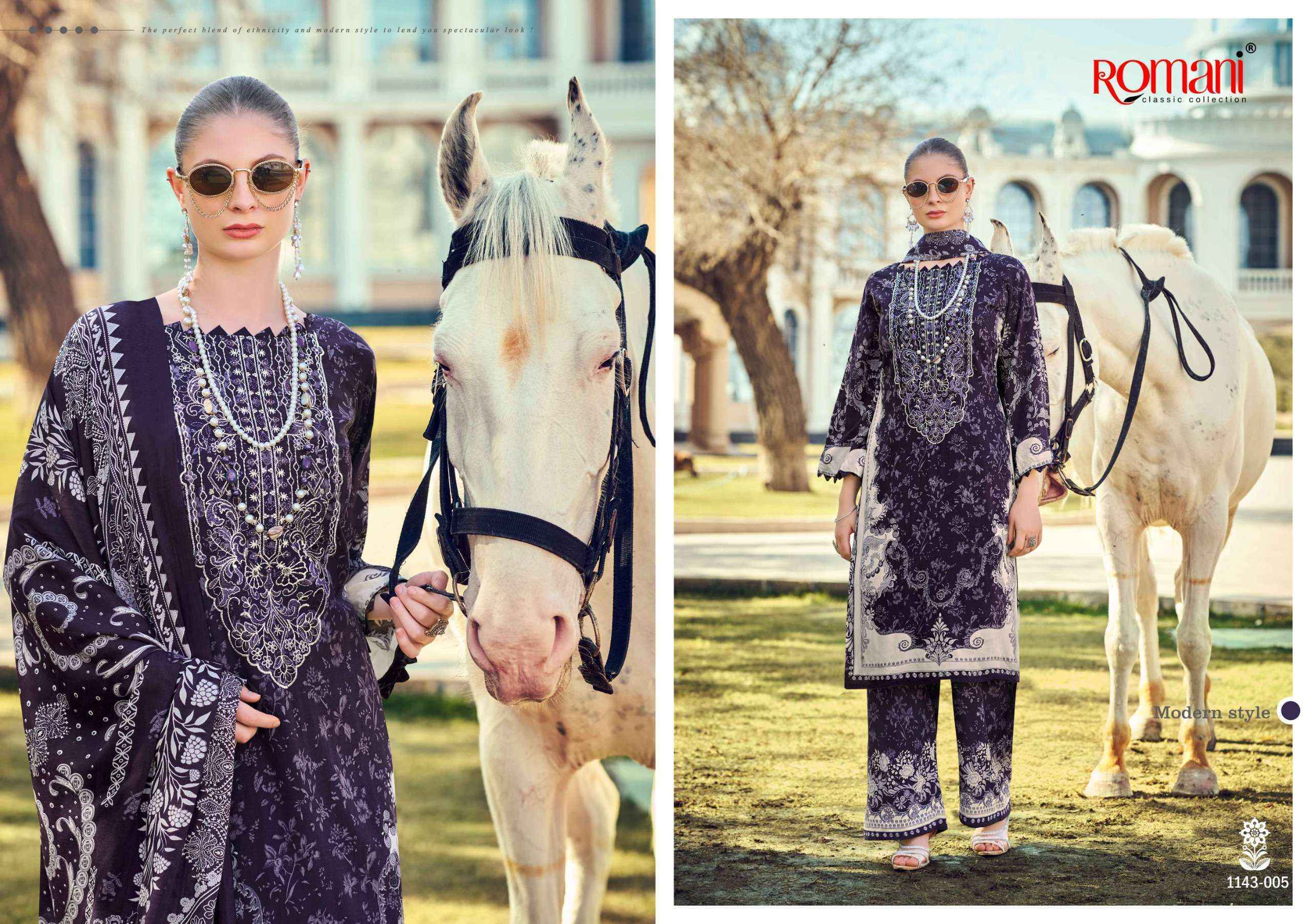 Romani Mahira Vol 8 Cotton Dress Material Wholesale Collection ( 8 Pcs Catalog )