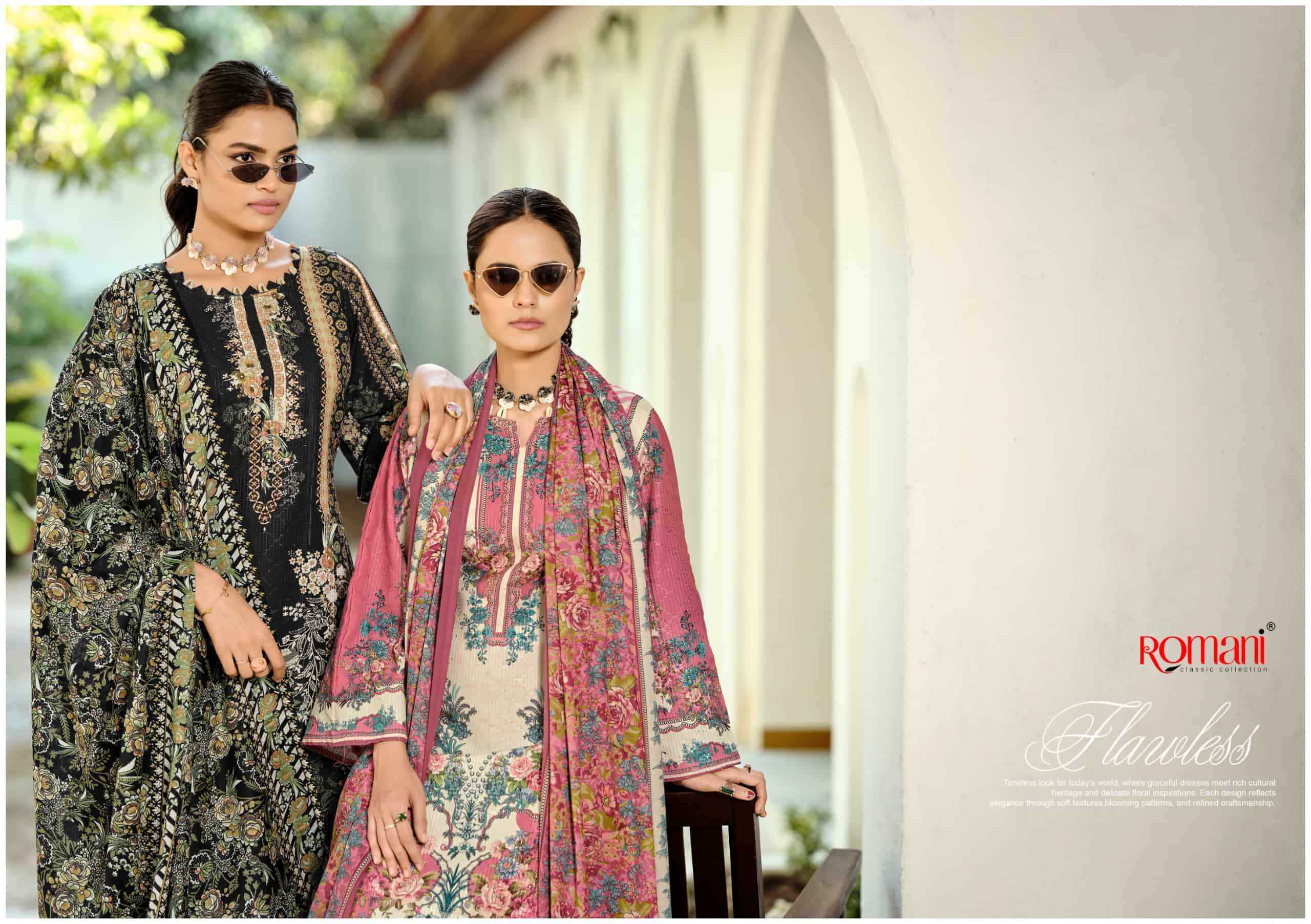 Romani Nafisa Vol 2 Designer Printed Cotton Dress Collection ( 8 Pcs Catalog )