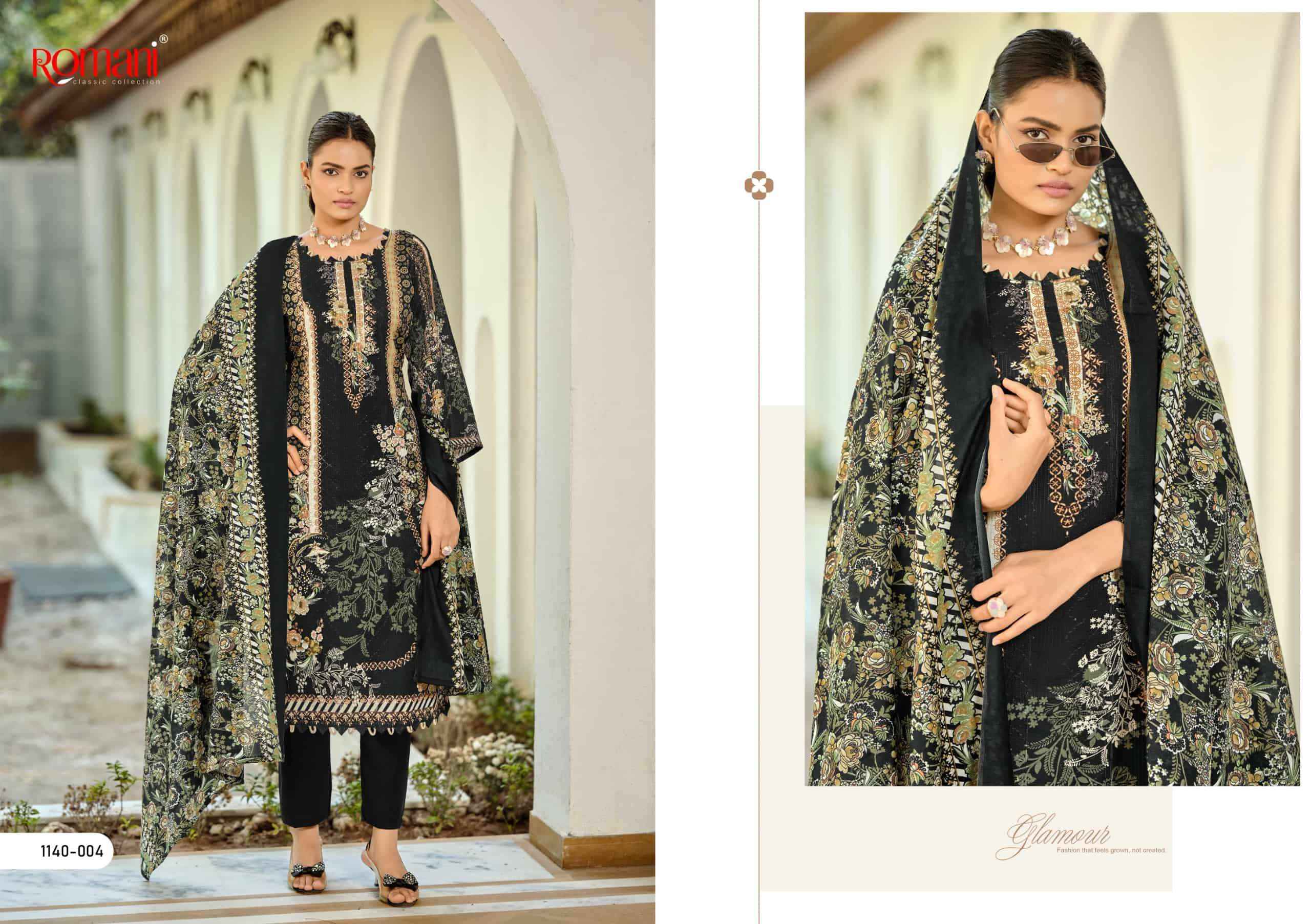 Romani Nafisa Vol 2 Designer Printed Cotton Dress Collection ( 8 Pcs Catalog )