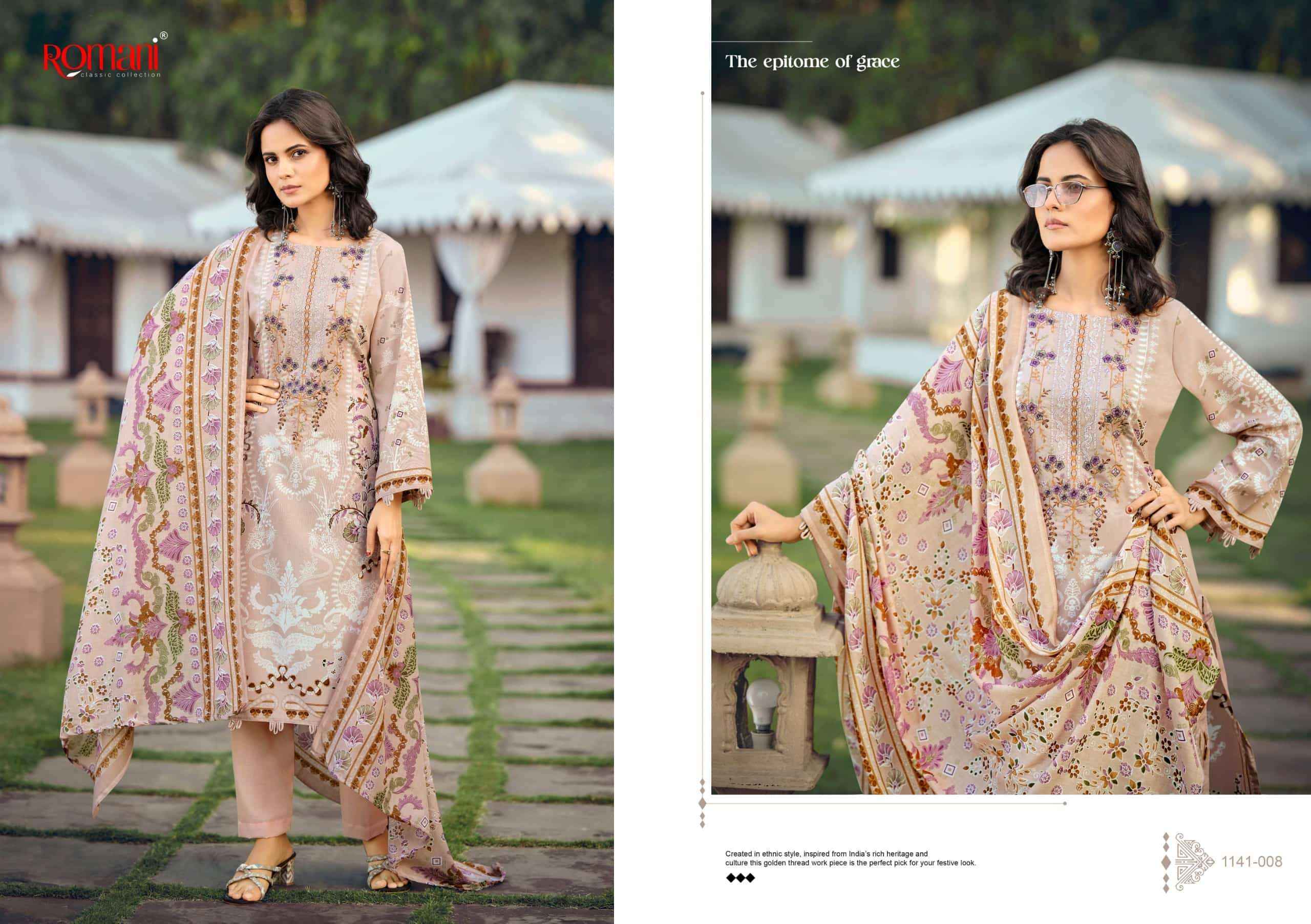 Romani Needle Wonder Vol 10 Printed Cotton Dress Material Wholesale Collection ( 8 Pcs Catalog )